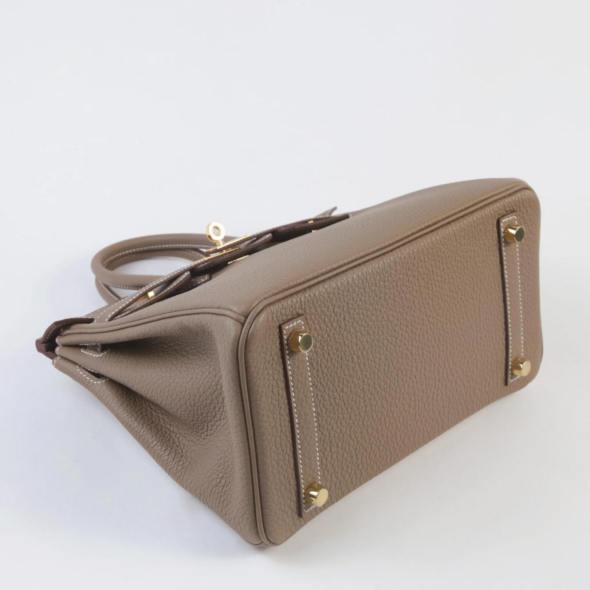 ランク N 新品 HERMÈS エルメス バーキン25 エトゥープ (18) トゴ ゴールド金具 G刻印 (2026) - 4