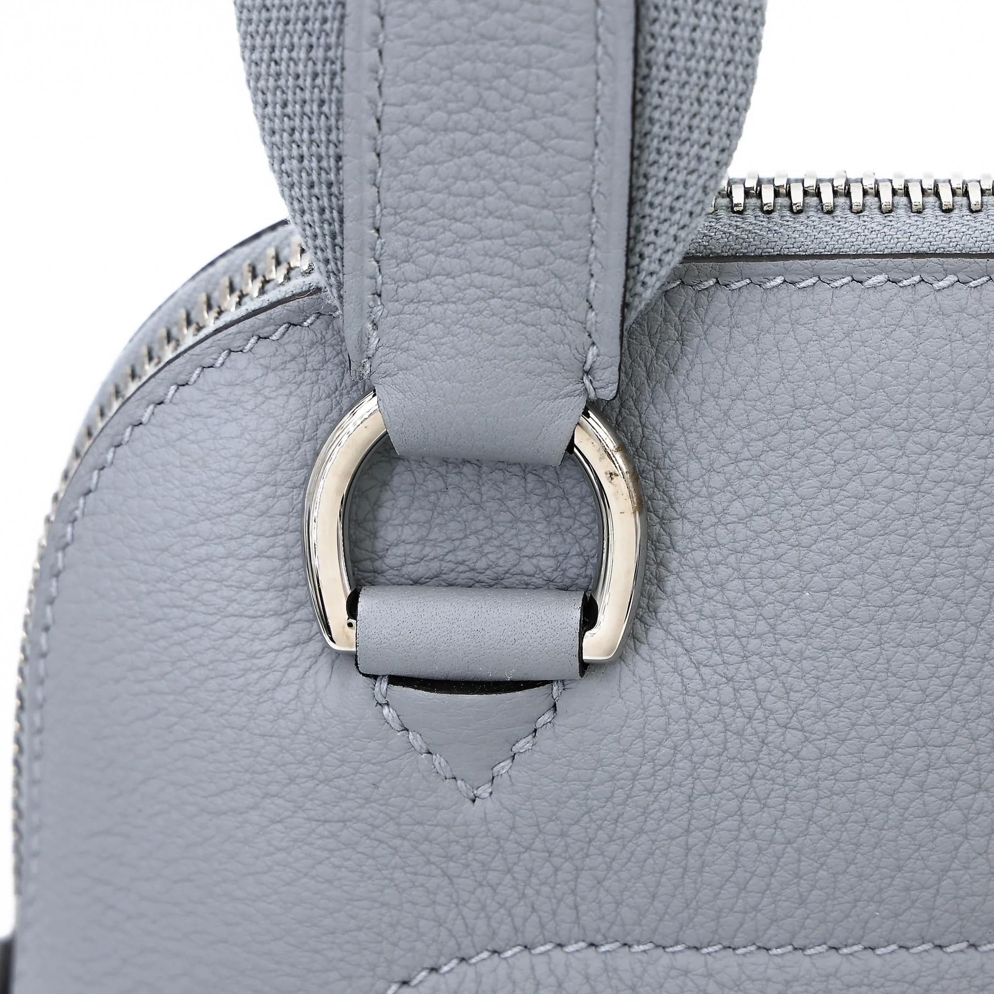 Unused ( Rank NS ) HERMÈS Bolide Messenger Gris Pantin (P0) Togo Palladium hardware K (2025) - 6