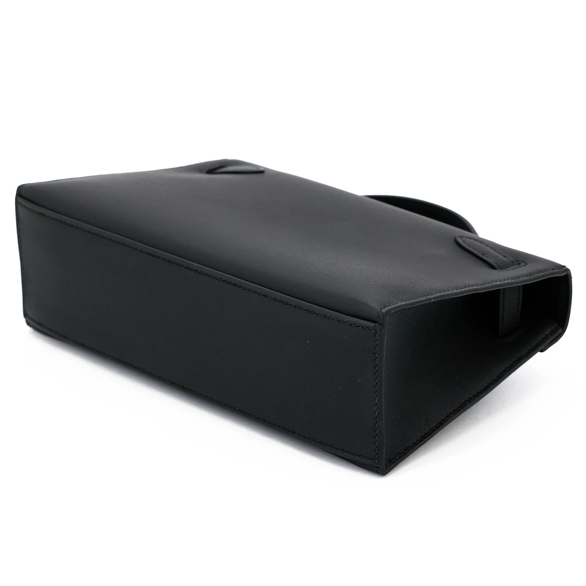 Brand New ( Rank N ) HERMÈS Kelly Pochette Noir (89) Swift Gold hardware K (2025) - 6