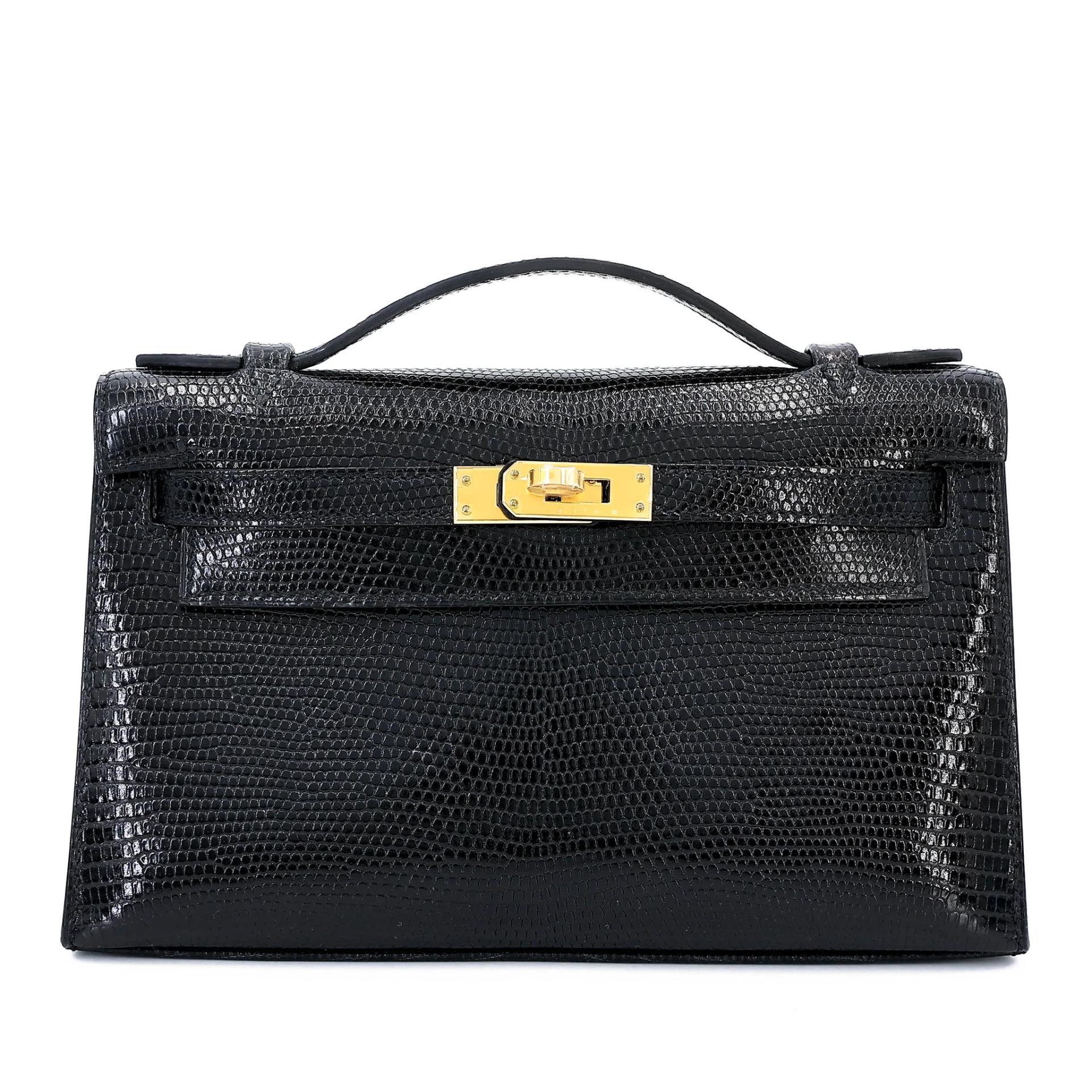 Kelly ハンドバッグ ブラックポシェットケリー　ミニ ポシェットケリー ブラック (89) | GINZA XIAOMA