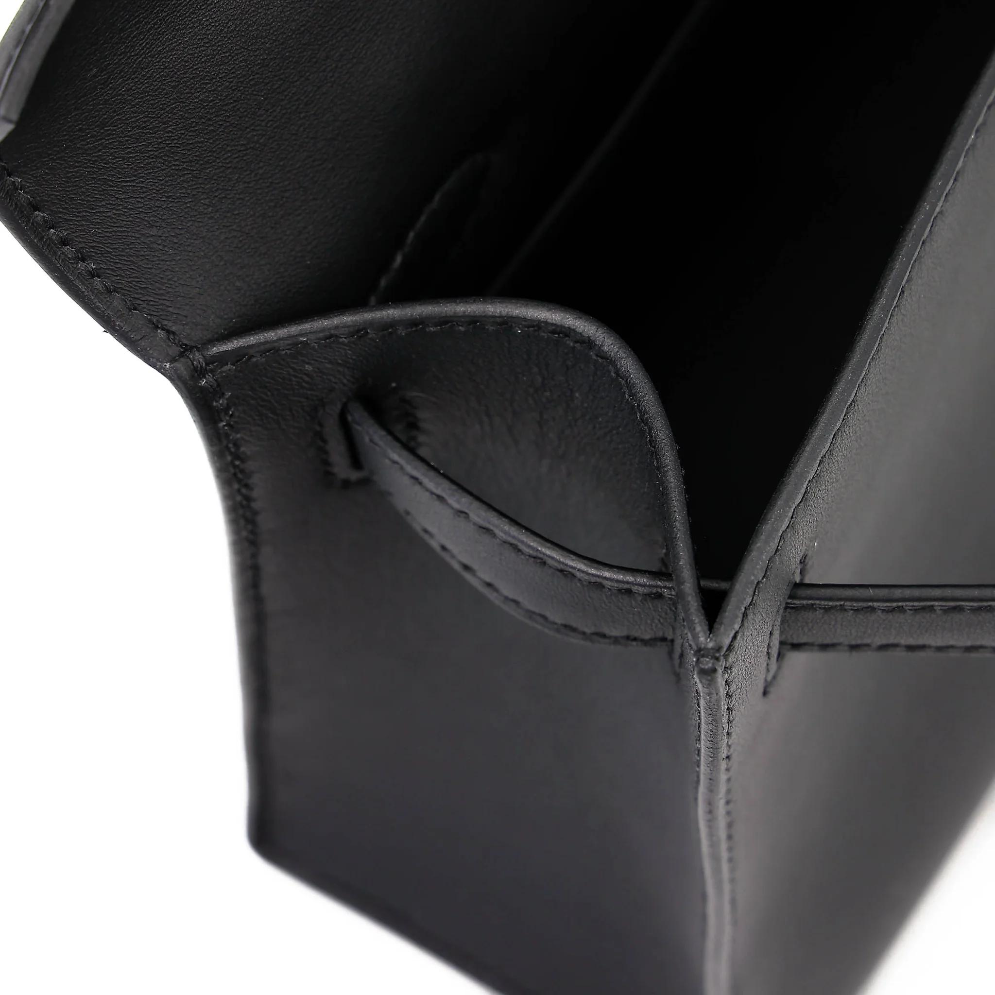 Brand New ( Rank N ) HERMÈS Kelly Pochette Noir (89) Swift Gold hardware K (2025) - 17