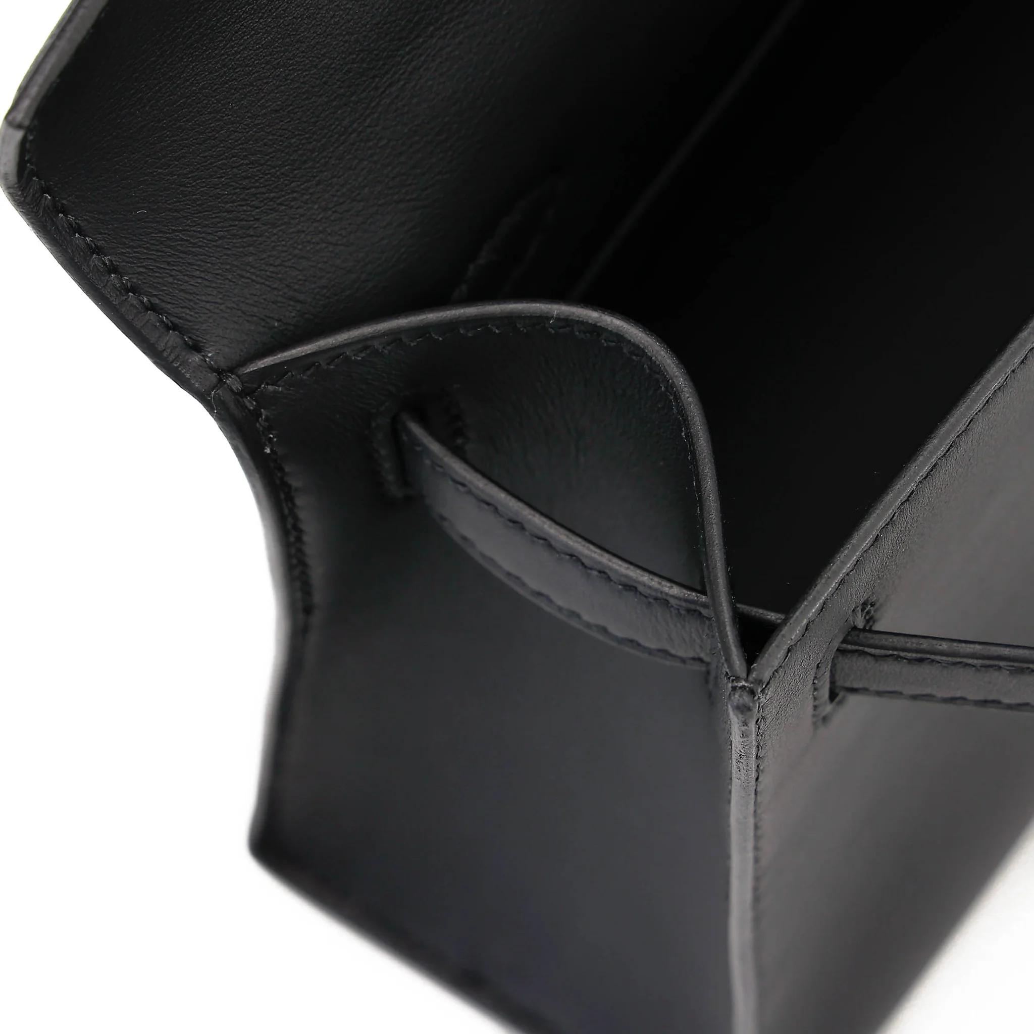 Brand New ( Rank N ) HERMÈS Kelly Pochette Noir (89) Swift Gold hardware K (2025) - 17
