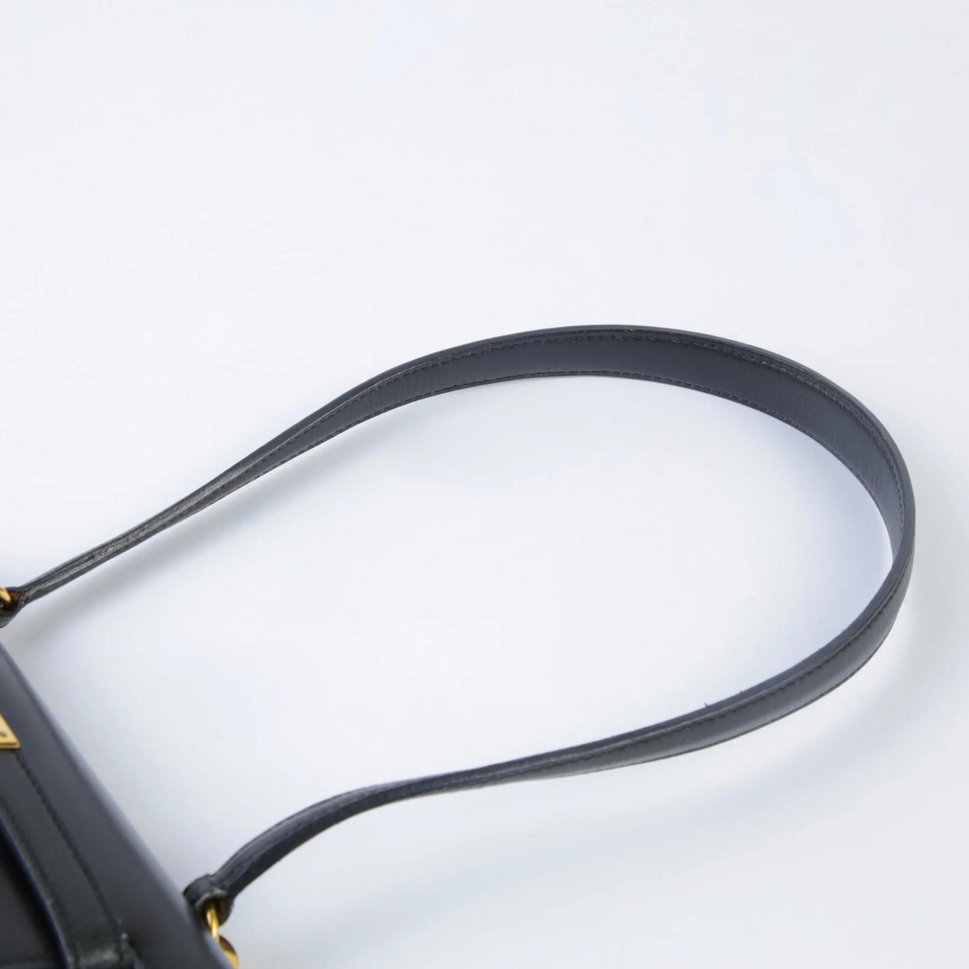 A美品 HERMÈS 爱马仕 Mini Kelly 20 89 黑色 Noir (Black) Box牛皮 金扣 - 3