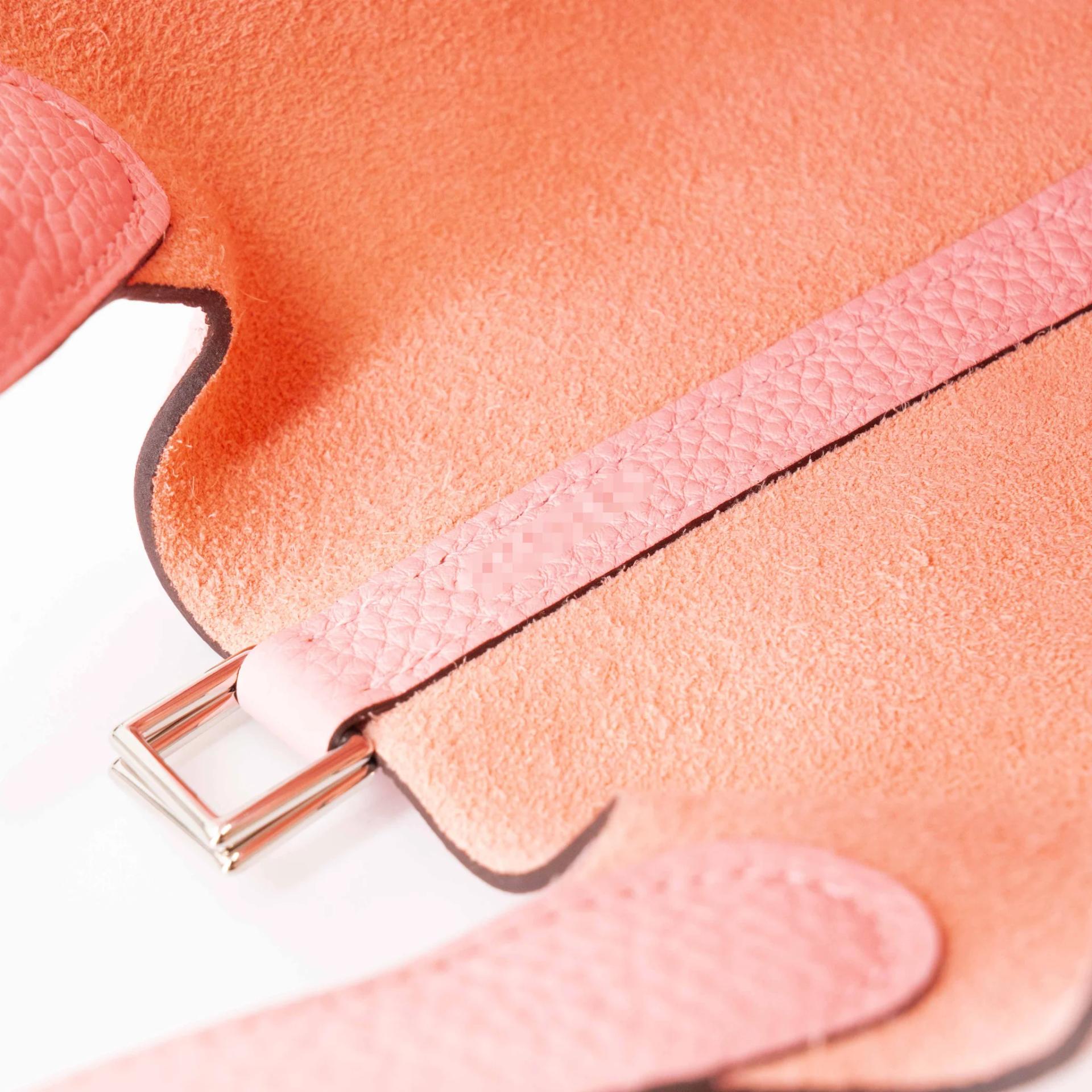 ランク NS 未使用品 HERMÈS エルメス ピコタンロックPM ローズサクラ (3Q) トリヨン シルバー金具 Y刻印 (2020) - 15