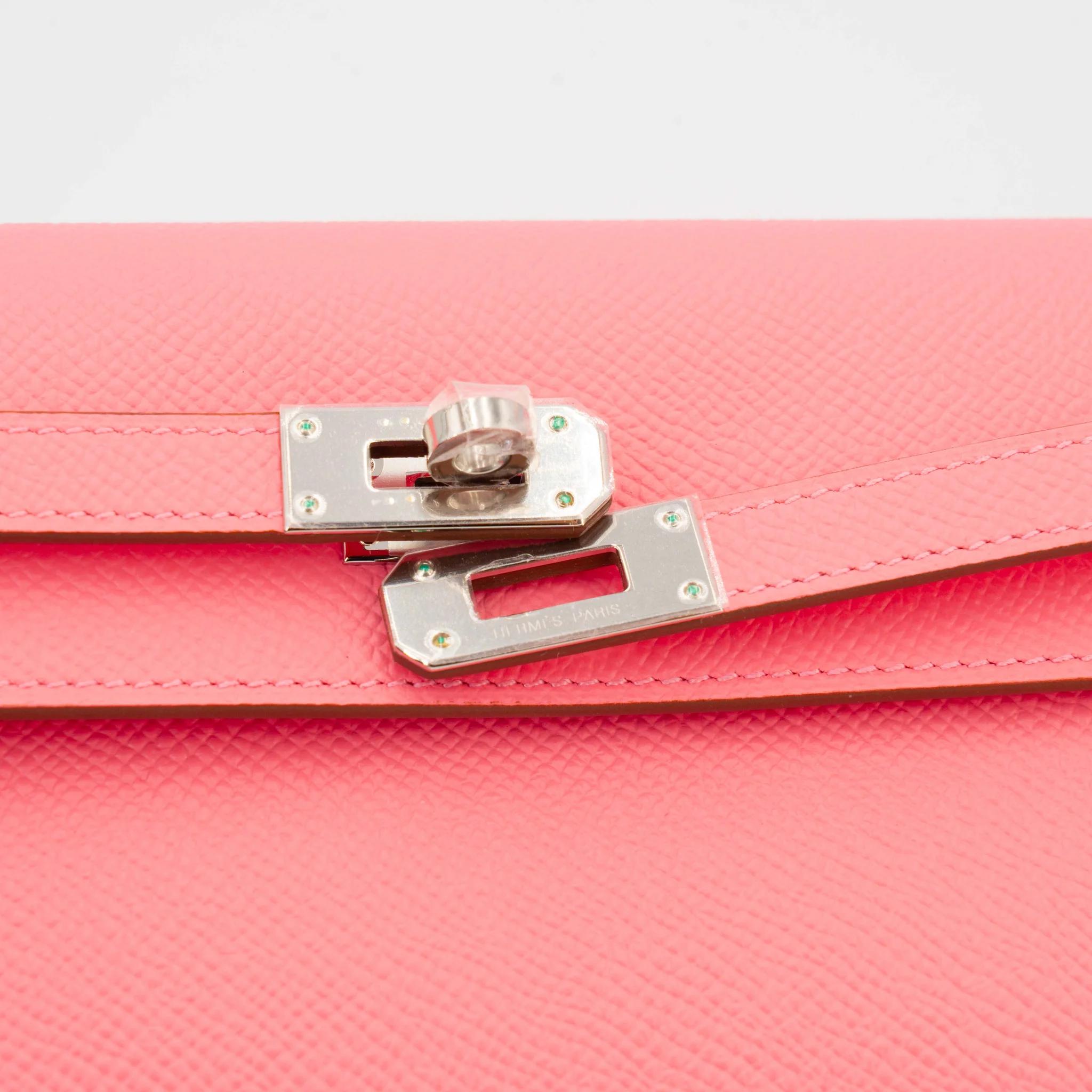 ランク NS 未使用品 HERMÈS エルメス ケリートゥーゴー ローズコンフェッティ (1Q) エプソン シルバー金具 Y刻印 (2020) - 9
