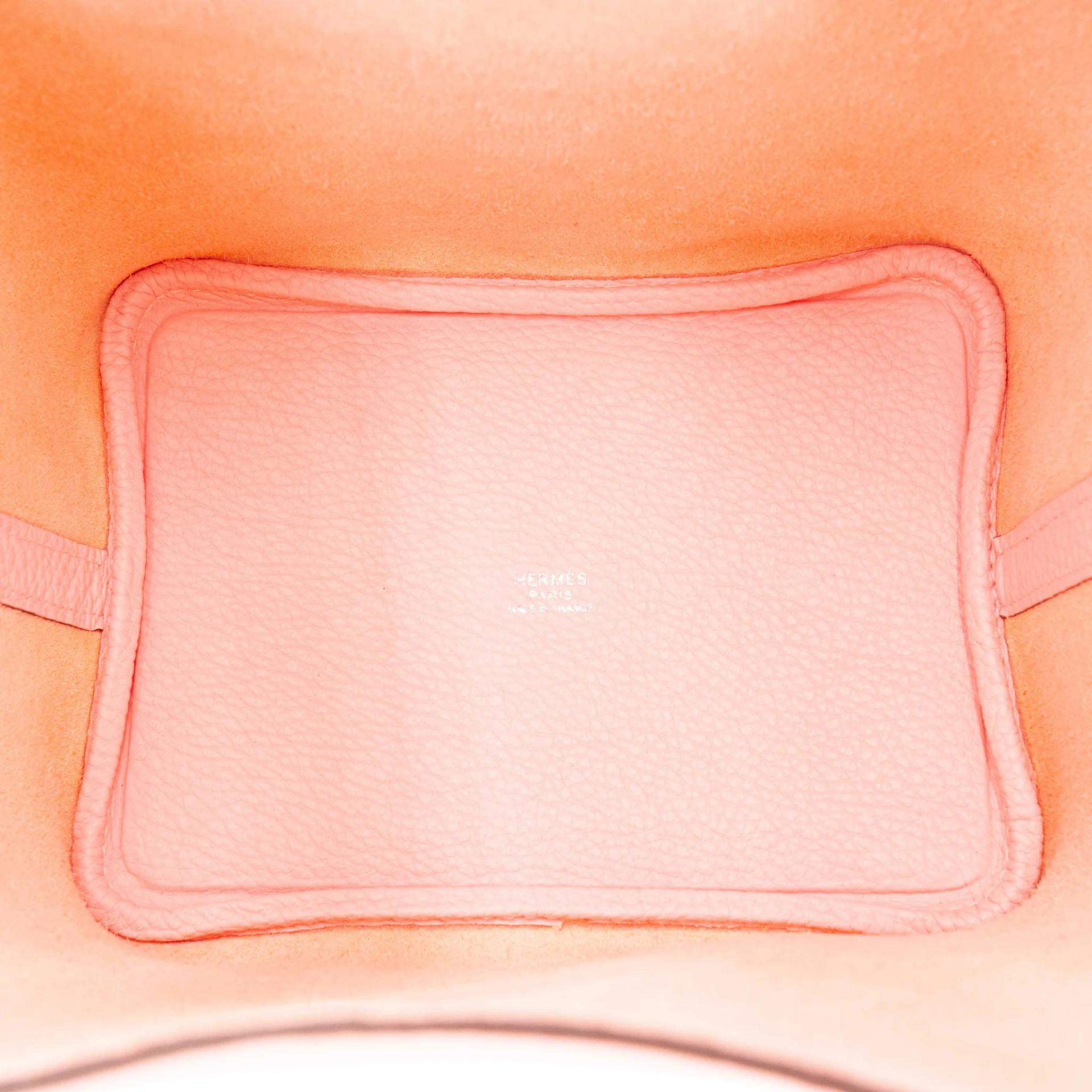 ランク NS 未使用品 HERMÈS エルメス ピコタンロックPM ローズサクラ (3Q) トリヨン シルバー金具 Y刻印 (2020) - 14