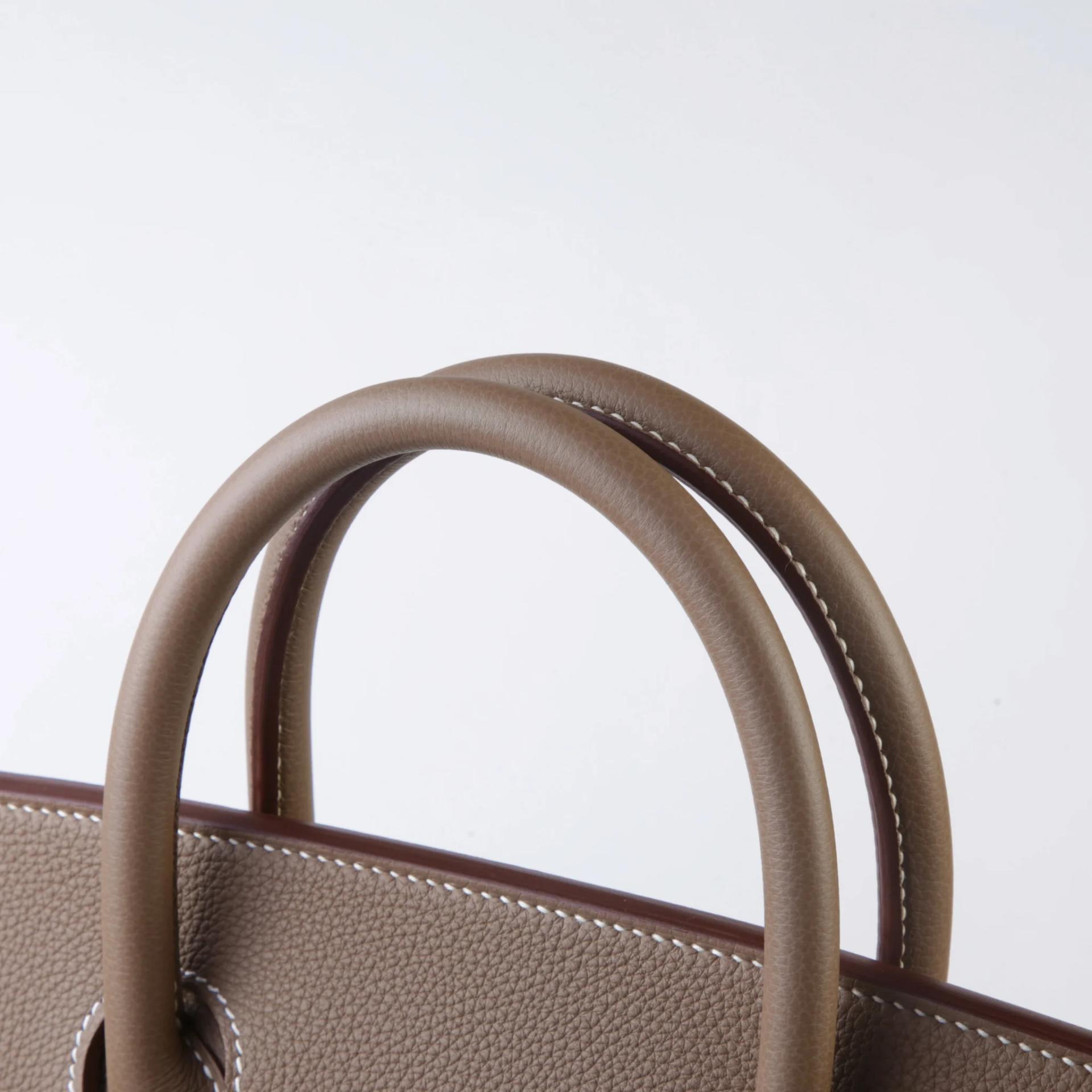 未使用保存品 HERMÈS 愛馬仕 HAC 40 18 大象灰 Etoupe Togo小牛皮 銀扣 Z刻 2021年 - 3