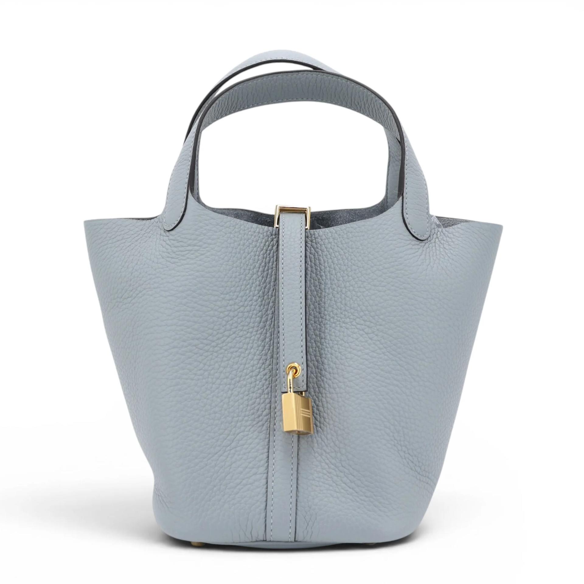ランク N 新品 HERMÈS エルメス ピコタンロックPM グリパンタン (P0) トリヨン シャンパンゴールド金具 G刻印 (2026) - 1