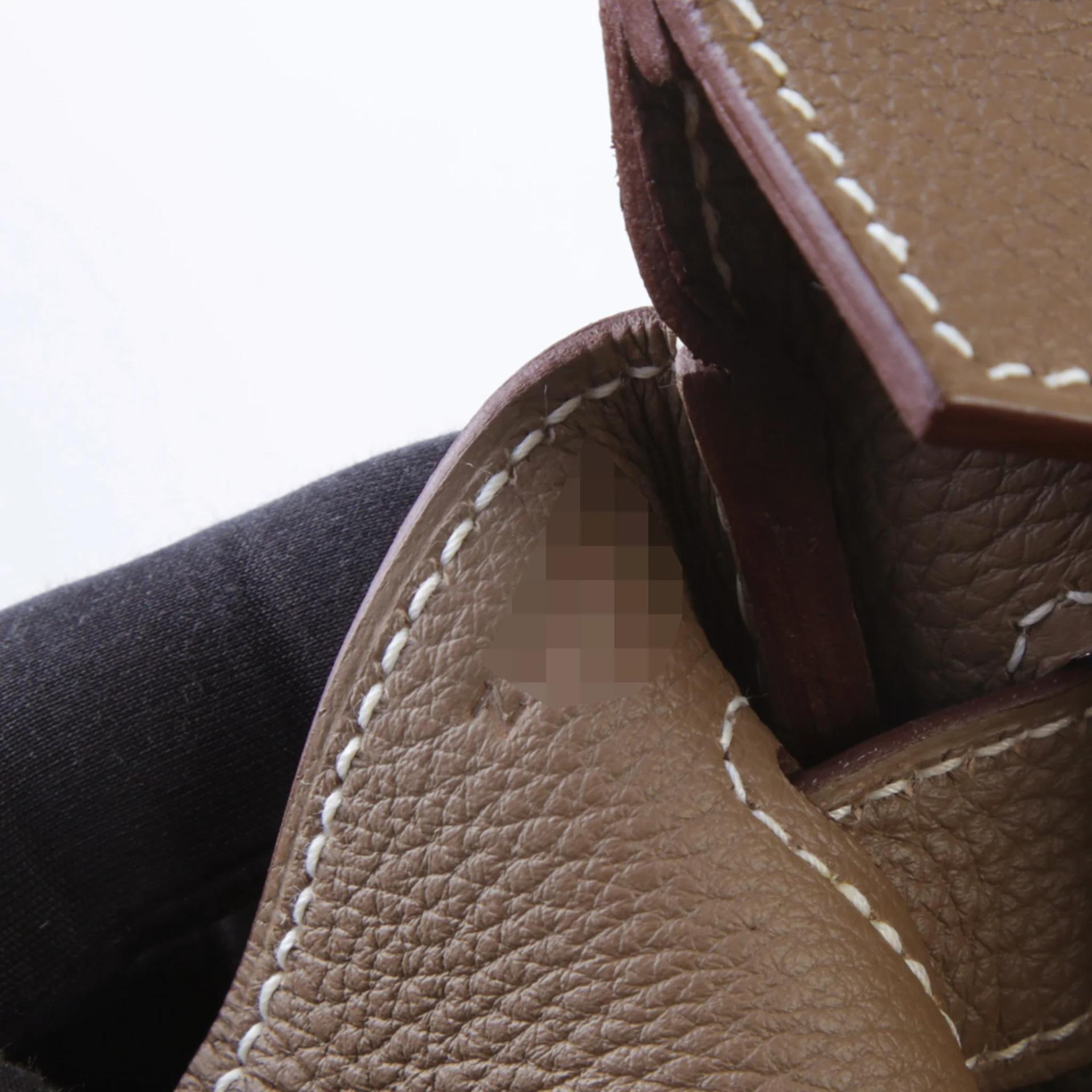 未使用保存品 HERMÈS 愛馬仕 HAC 40 18 大象灰 Etoupe Togo小牛皮 銀扣 Z刻 2021年 - 13