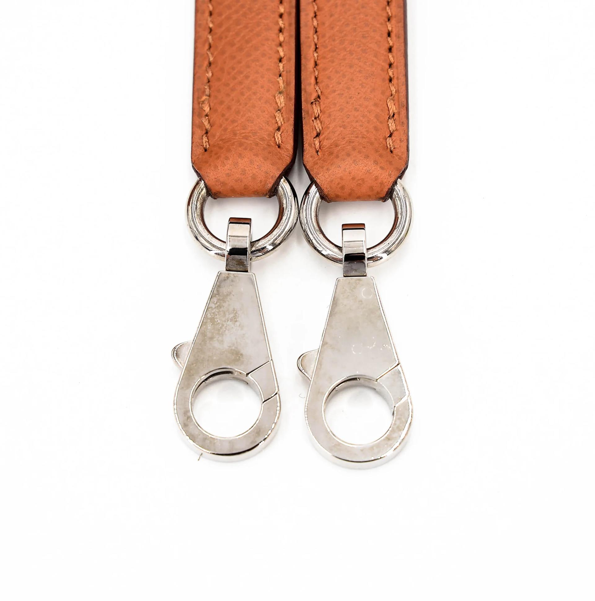 Excellent ( Rank SA ) HERMÈS Kelly 25 Sellier Verso Gold (37) Jaune Ambre (9D) Epsom Palladium hardware Y (2020) - 30