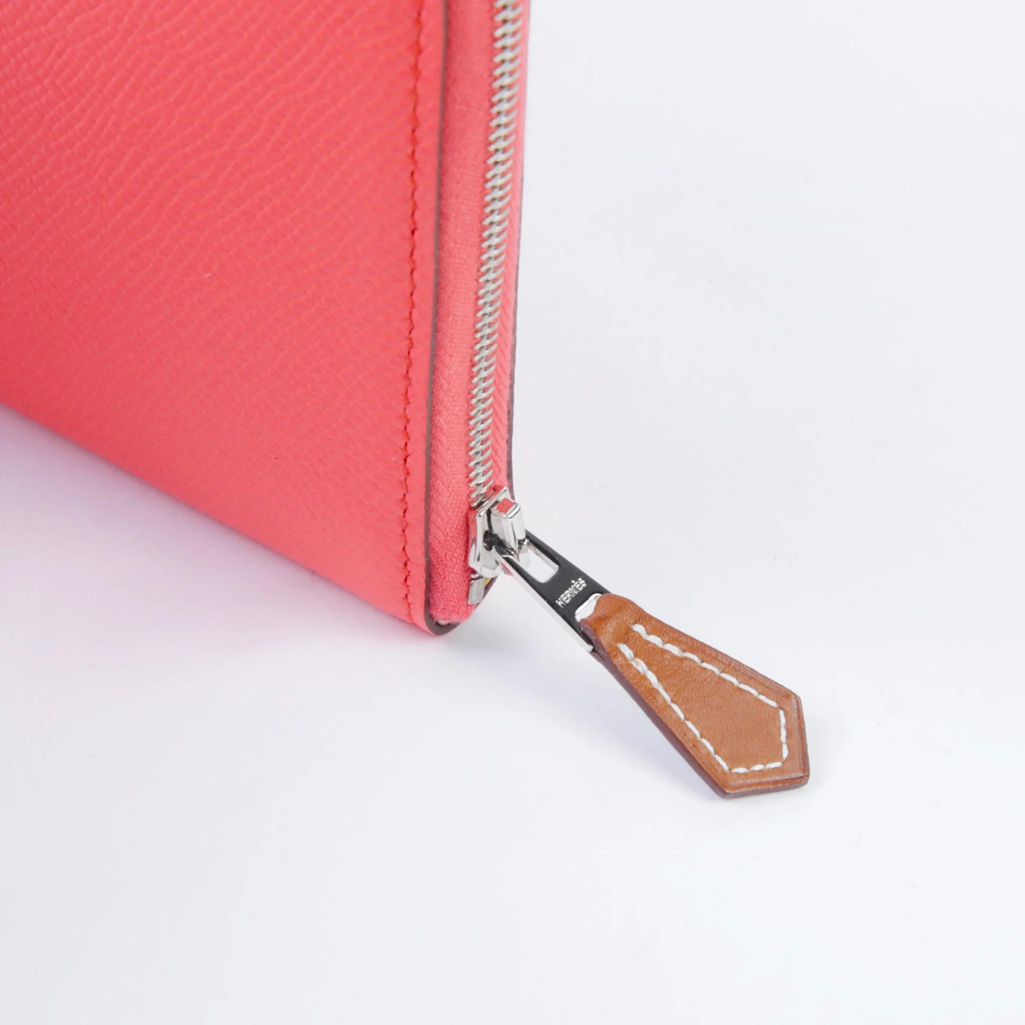 ランク NS 未使用品 HERMÈS エルメス アザップロング シルクイン ローズジャイプール (T5) エプソン シルバー金具 A刻印 (2017) - 7