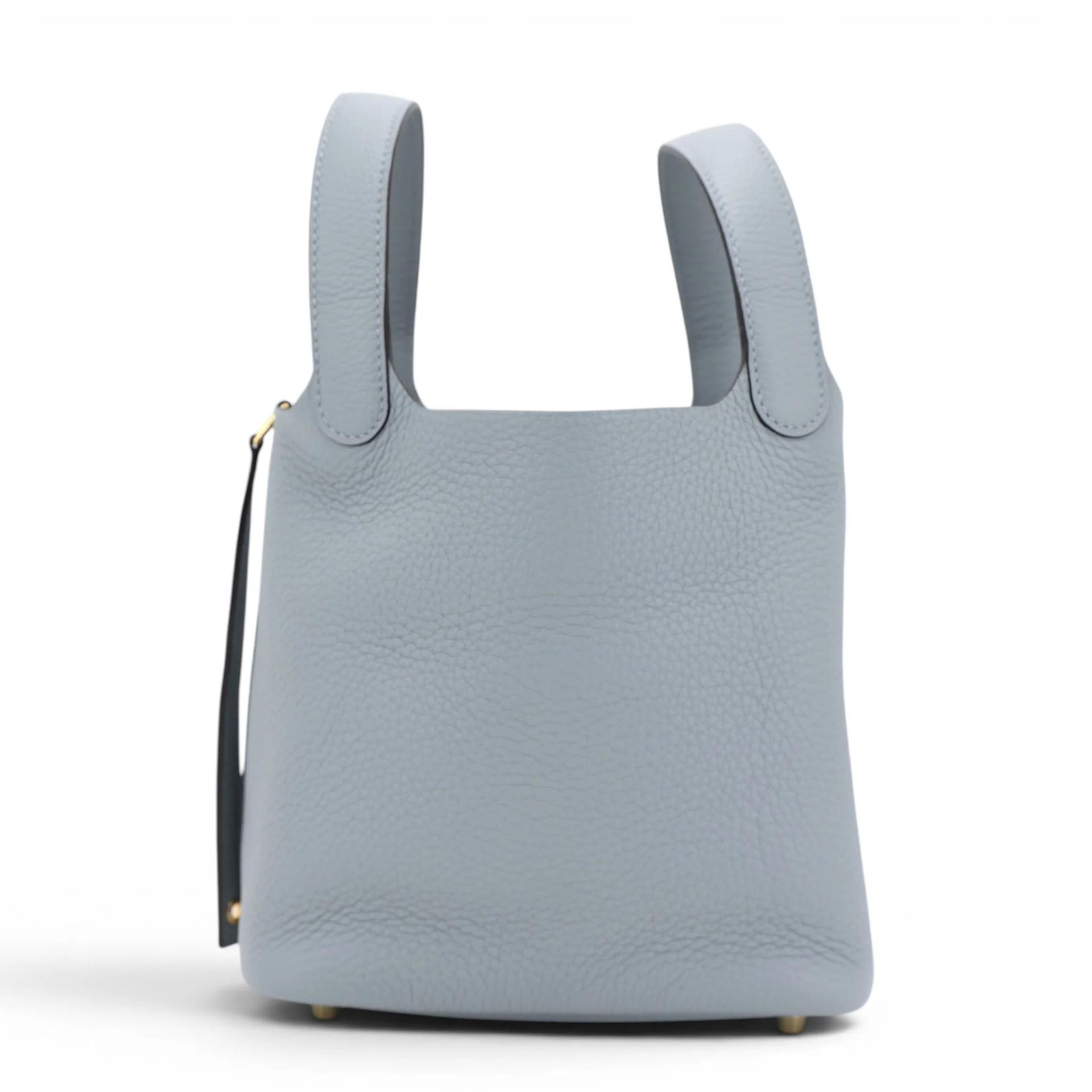 ランク N 新品 HERMÈS エルメス ピコタンロックPM グリパンタン (P0) トリヨン シャンパンゴールド金具 G刻印 (2026) - 4