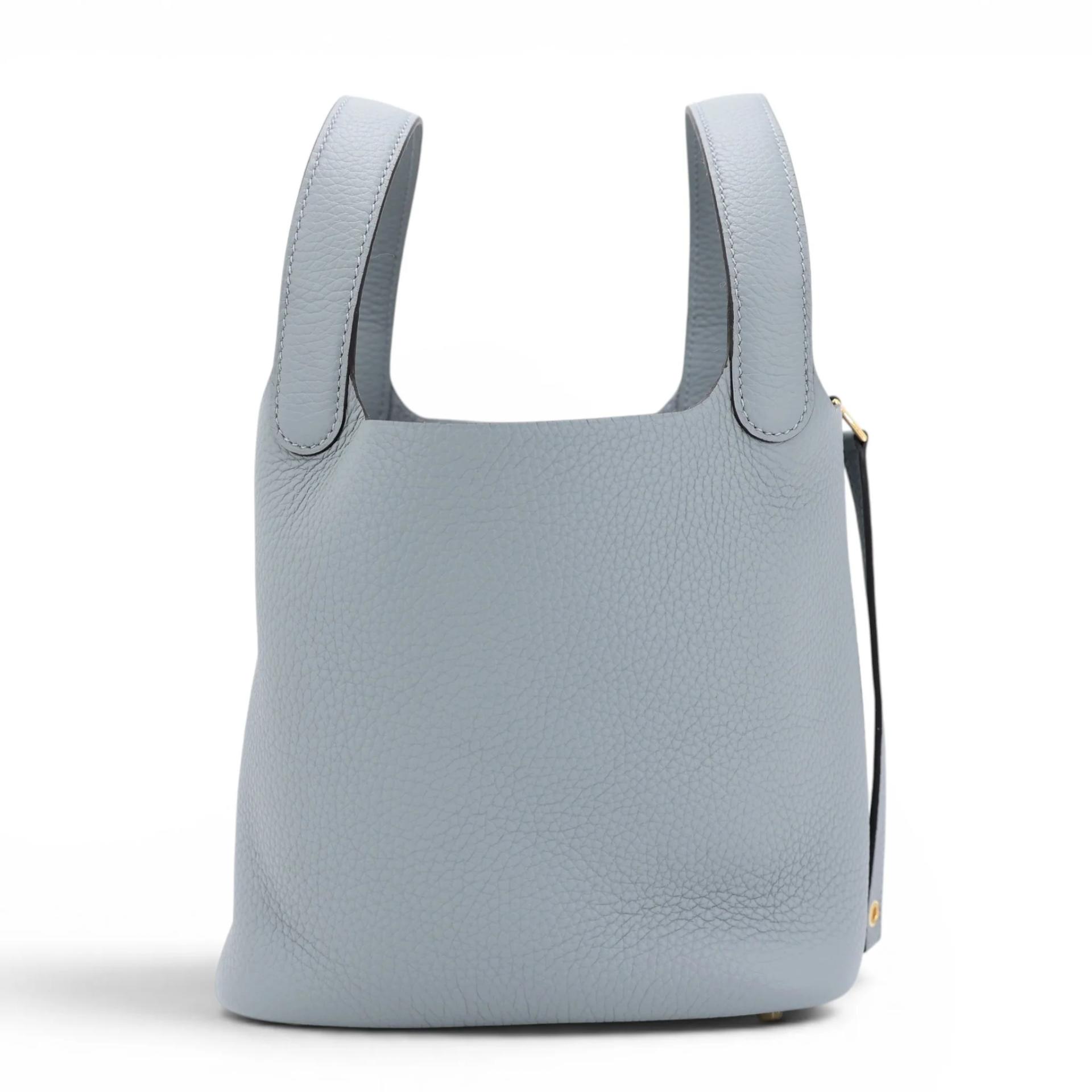 ランク N 新品 HERMÈS エルメス ピコタンロックPM グリパンタン (P0) トリヨン シャンパンゴールド金具 G刻印 (2026) - 3