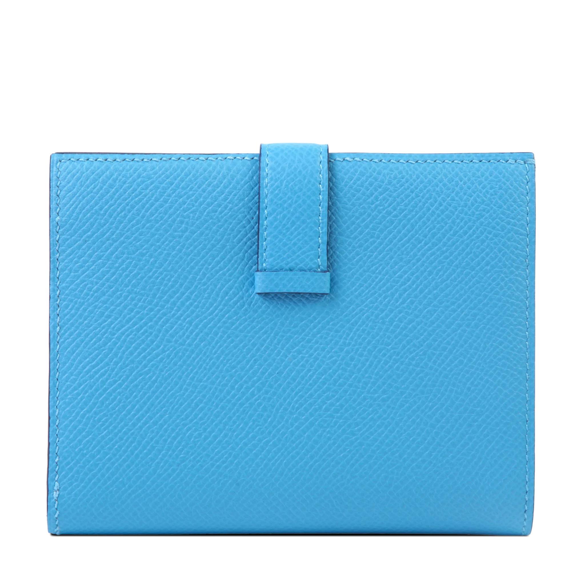 Bearn Compact wallet Bleu du Nord (P3) Rouge de Coeur (S3)