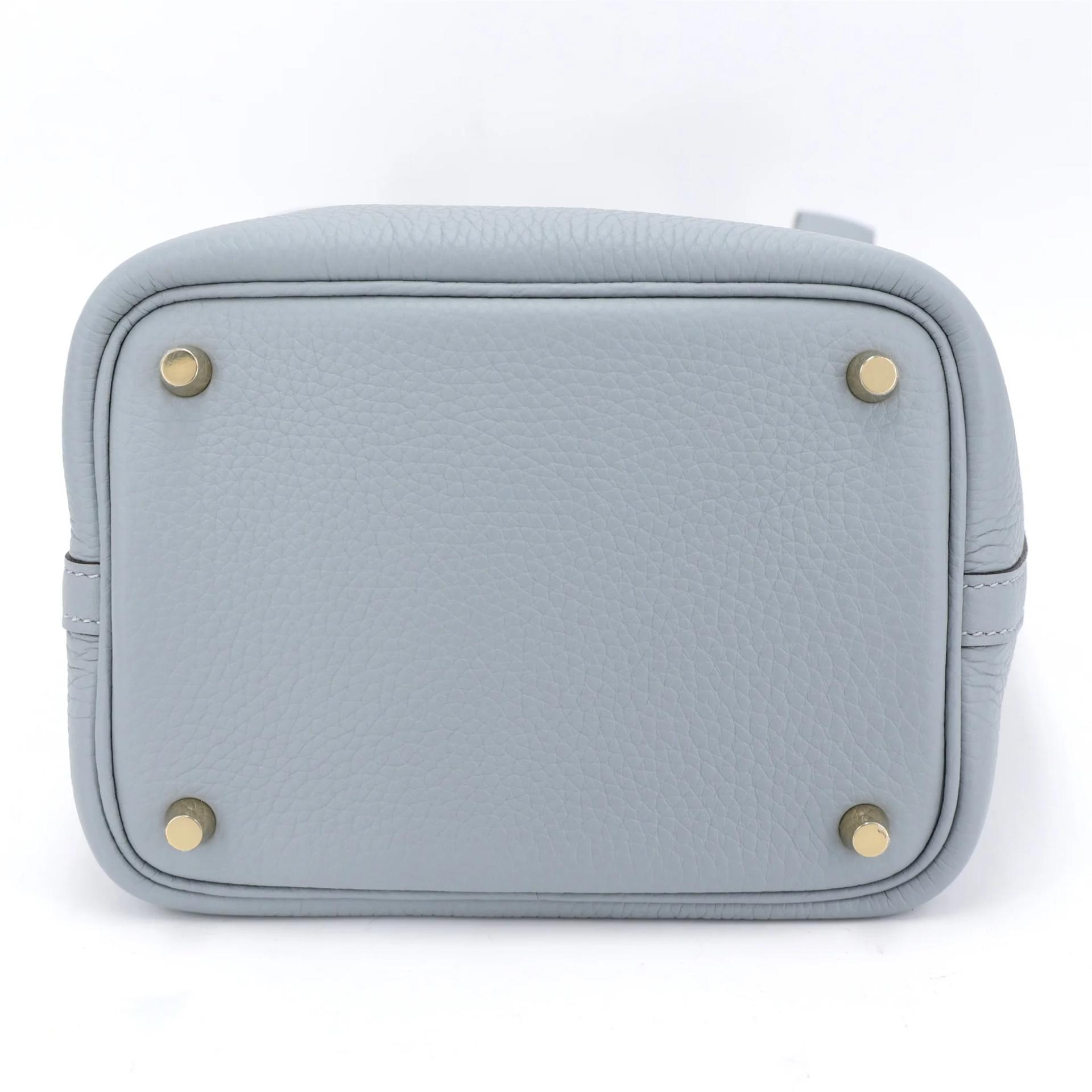 ランク N 新品 HERMÈS エルメス ピコタンロックPM グリパンタン (P0) トリヨン シャンパンゴールド金具 G刻印 (2026) - 6