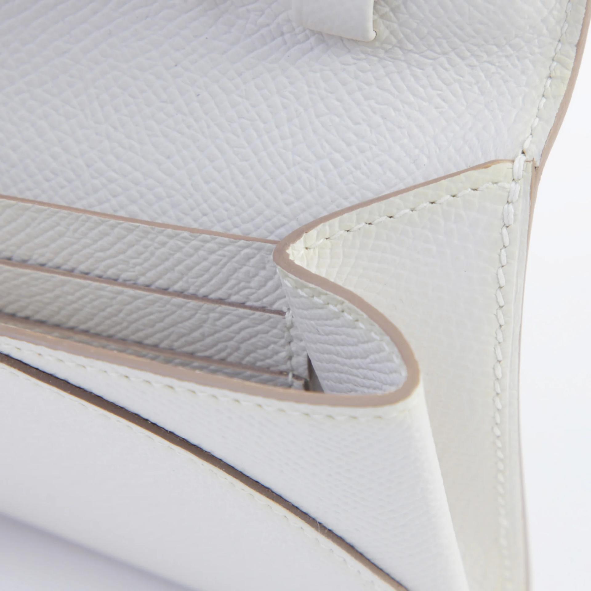 Very Good ( Rank A) HERMÈS Maillon To Go wallet Gris Pale (M4) Epsom Gold hardware B (2023) - 10