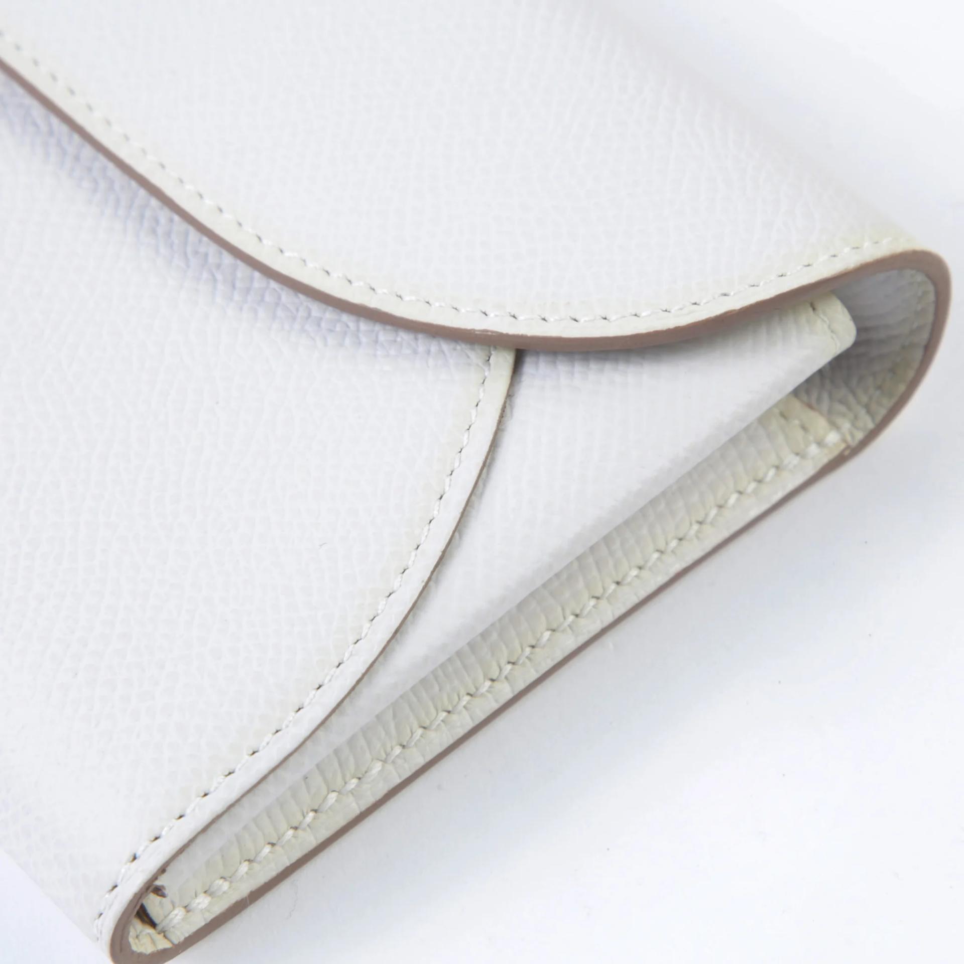 Very Good ( Rank A) HERMÈS Maillon To Go wallet Gris Pale (M4) Epsom Gold hardware B (2023) - 4