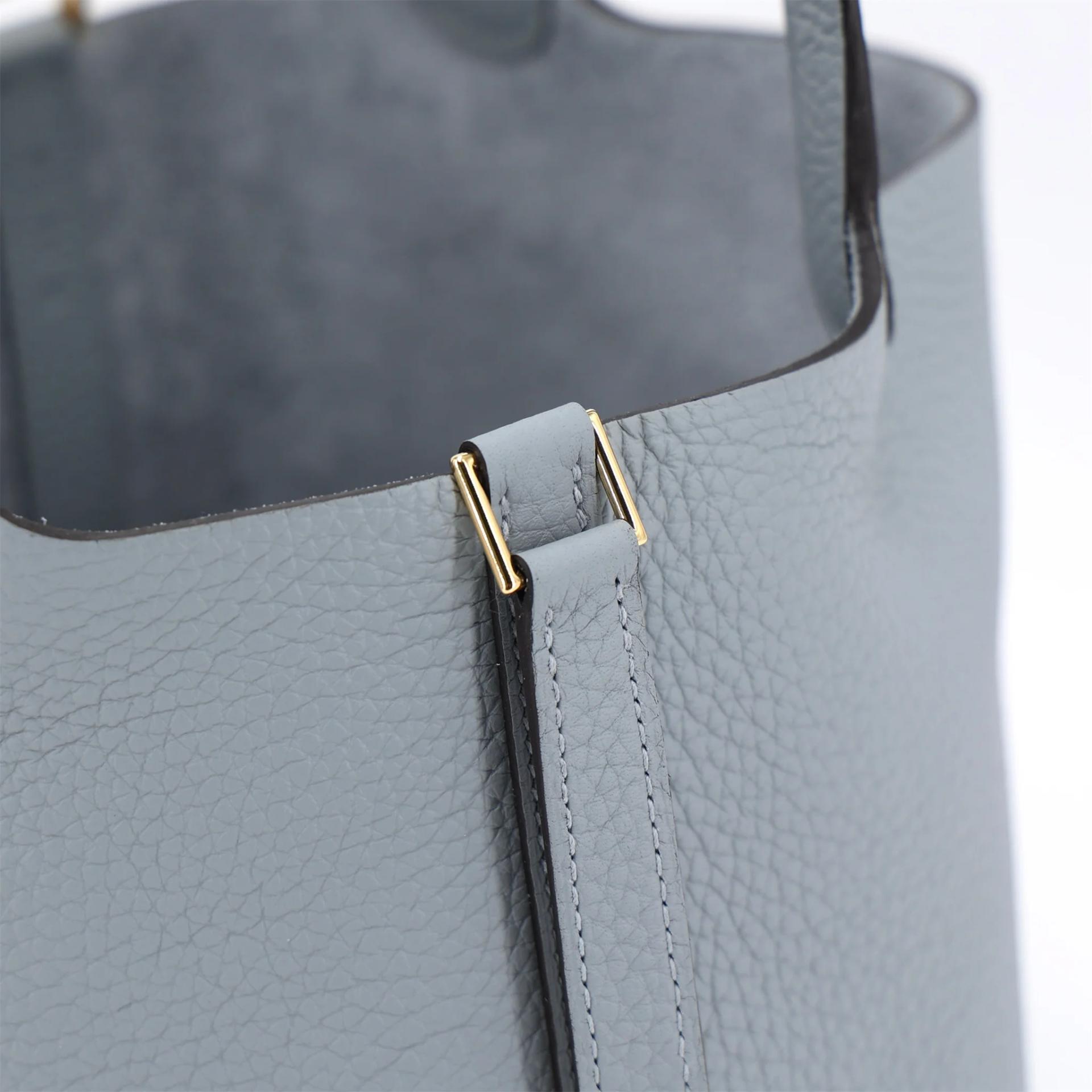 ランク N 新品 HERMÈS エルメス ピコタンロックPM グリパンタン (P0) トリヨン シャンパンゴールド金具 G刻印 (2026) - 12
