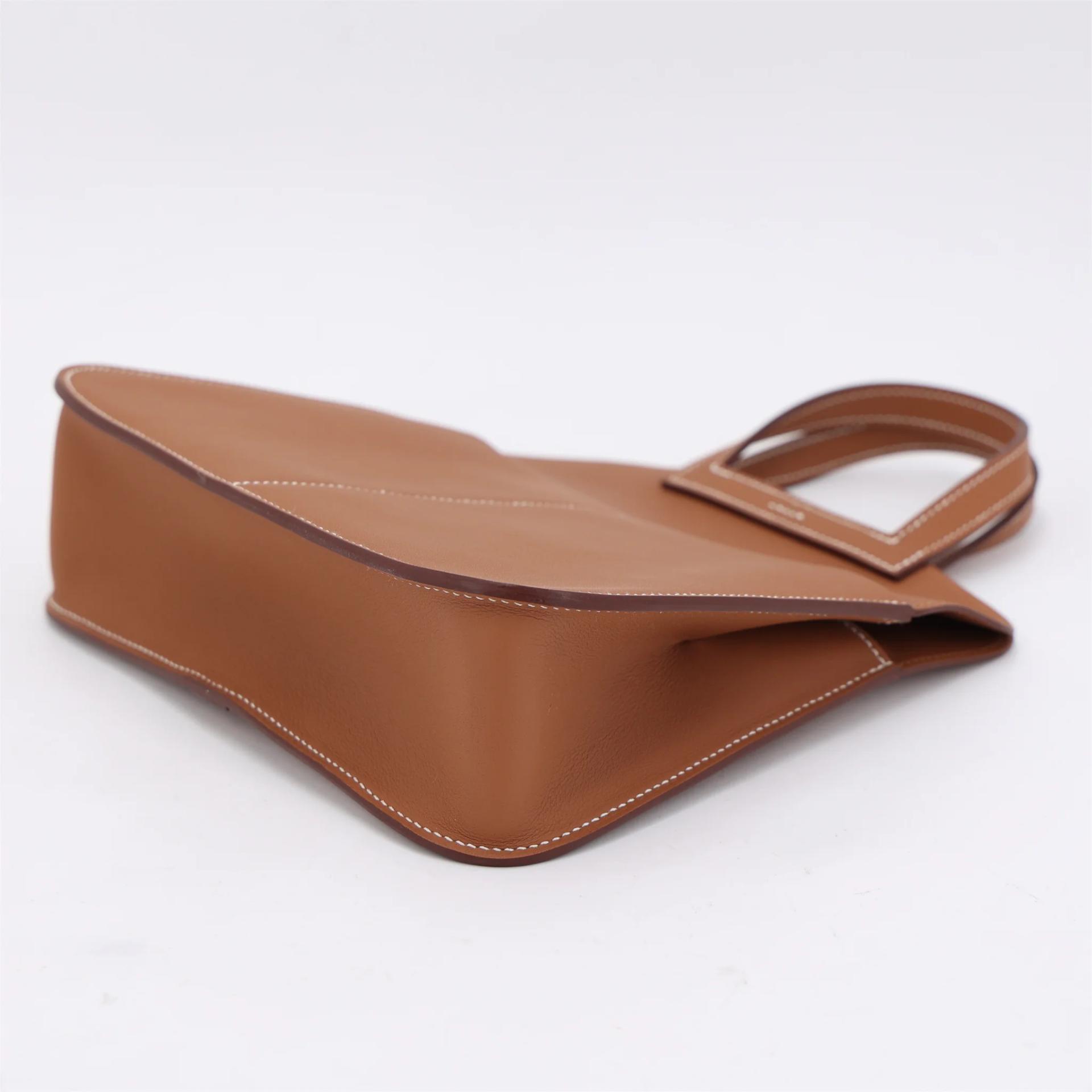 Brand New ( Rank N ) HERMÈS Halzan Mini Gold (37) Swift Palladium hardware K (2025) - 7