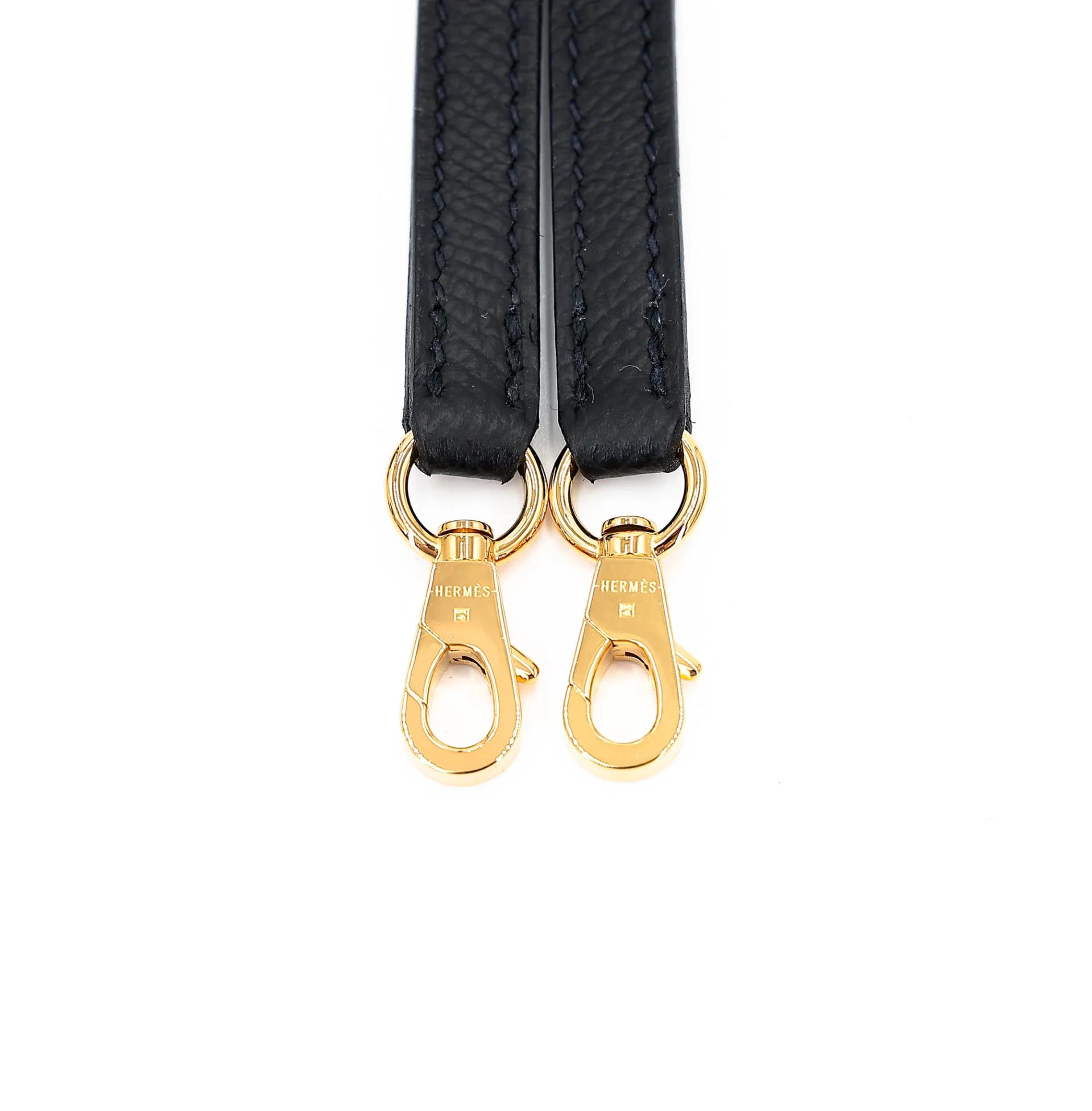 Unused ( Rank NS ) HERMÈS Mini Kelly II Noir (89) Epsom Gold hardware Y (2020) - 22