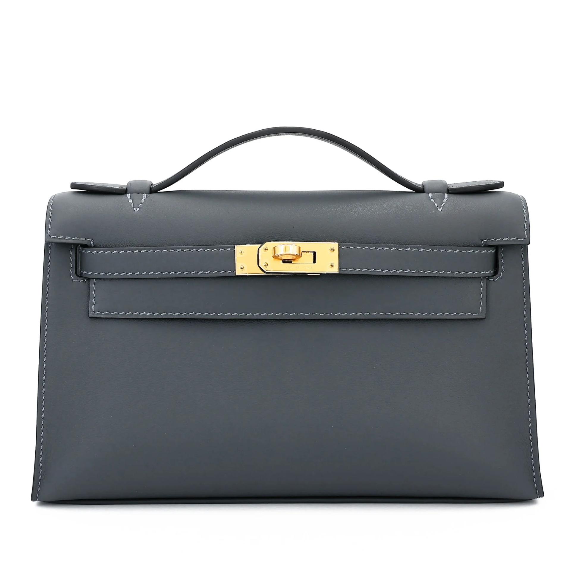 Kelly Pochette Gris misty (H0) | GINZA XIAOMA