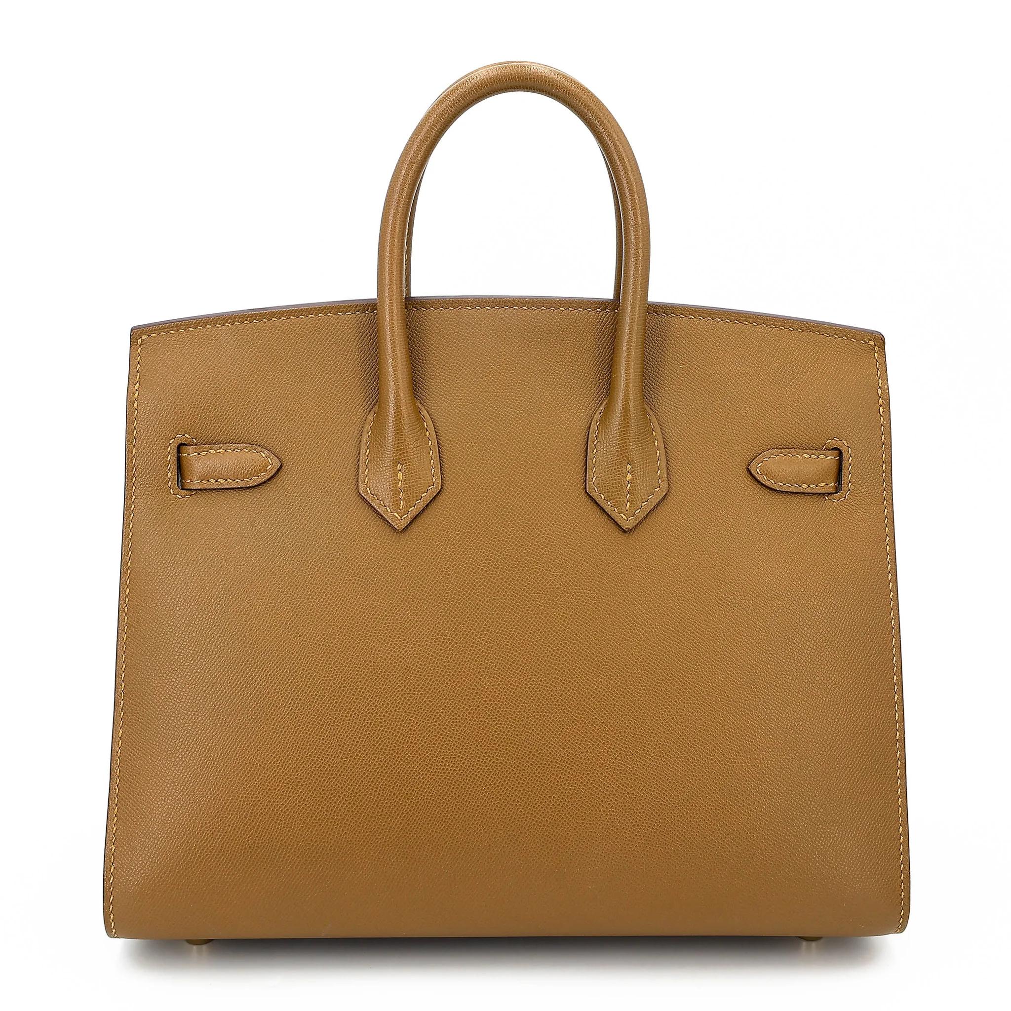 Birkin 25 Sellier Bronze Dore (U8)