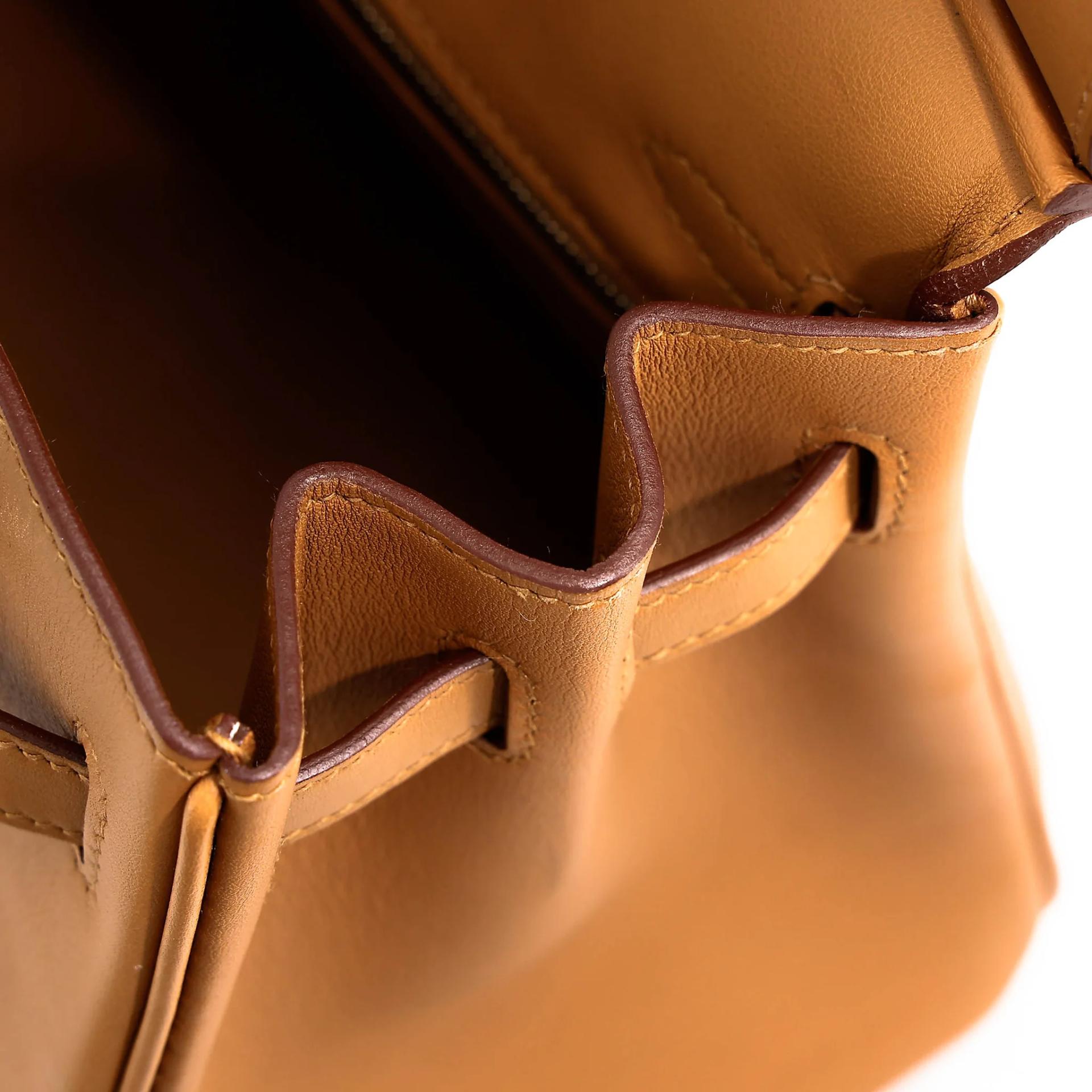 Very Good ( Rank A) HERMÈS Birkin 25 Sesame (2S) Swift Palladium hardware Y (2020) - 22