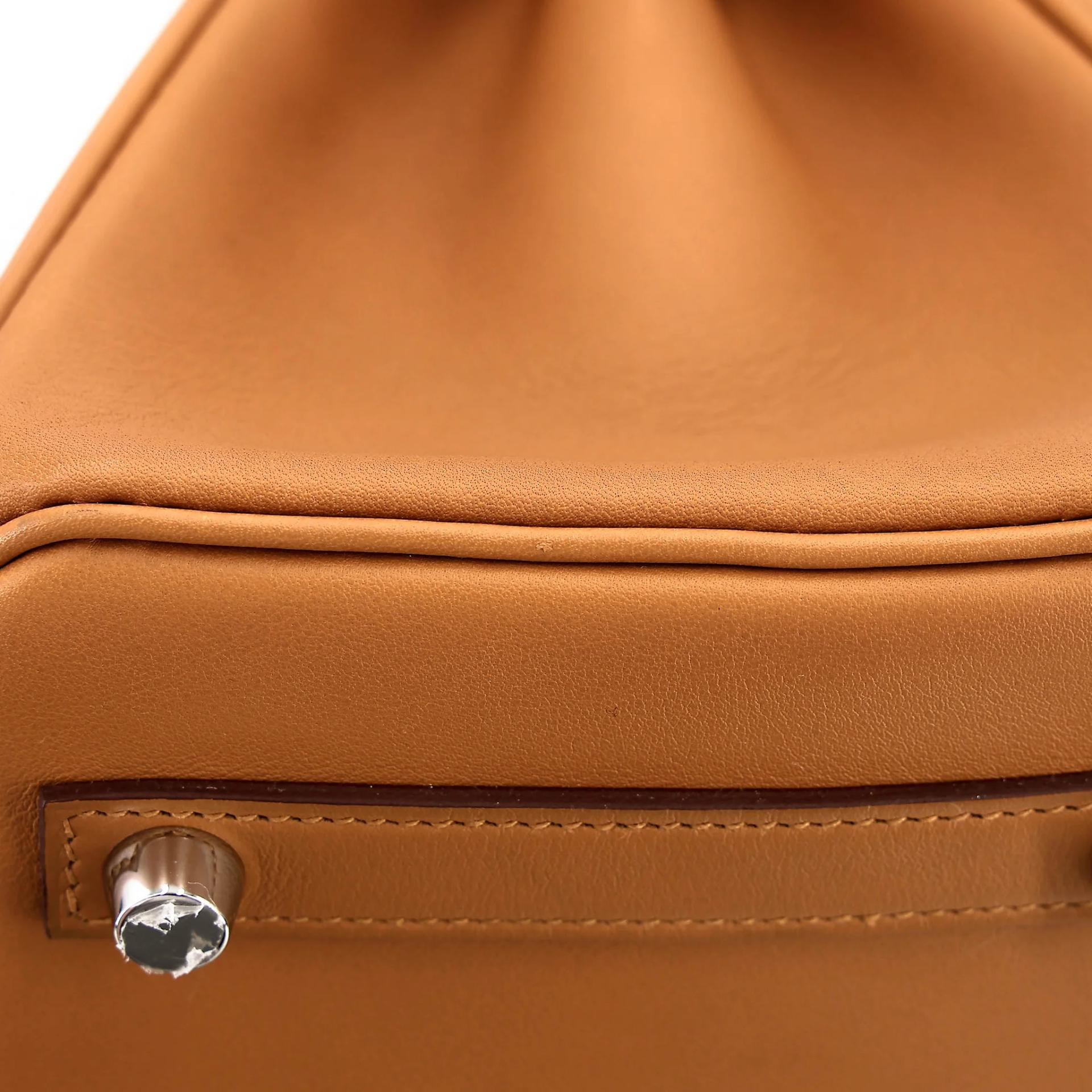 Very Good ( Rank A) HERMÈS Birkin 25 Sesame (2S) Swift Palladium hardware Y (2020) - 13