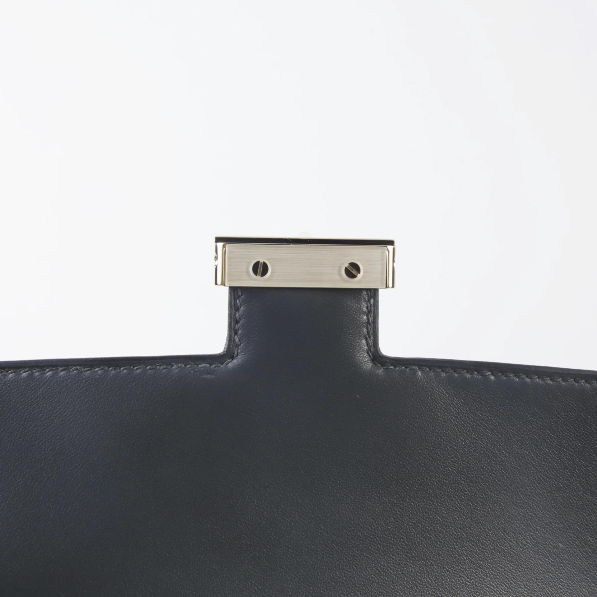 Brand New ( Rank N ) HERMÈS Constance Elan Gris misty (H0) Epsom Permabrass hardware K (2025) - 8