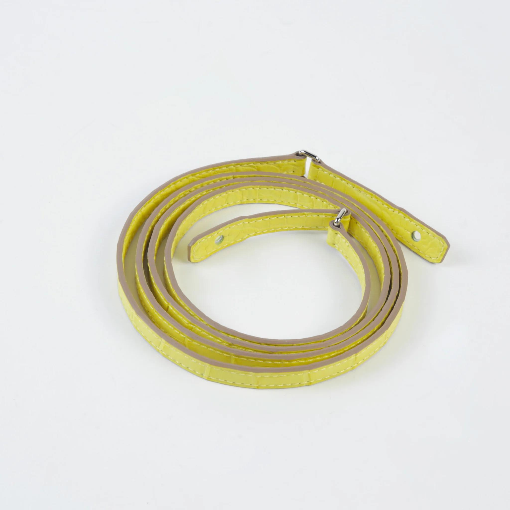 A美品 HERMÈS 愛馬仕 Constance To Go 9R 檸檬黃 Lime □ 短吻鱷 銀扣 B刻 2023年 - 16