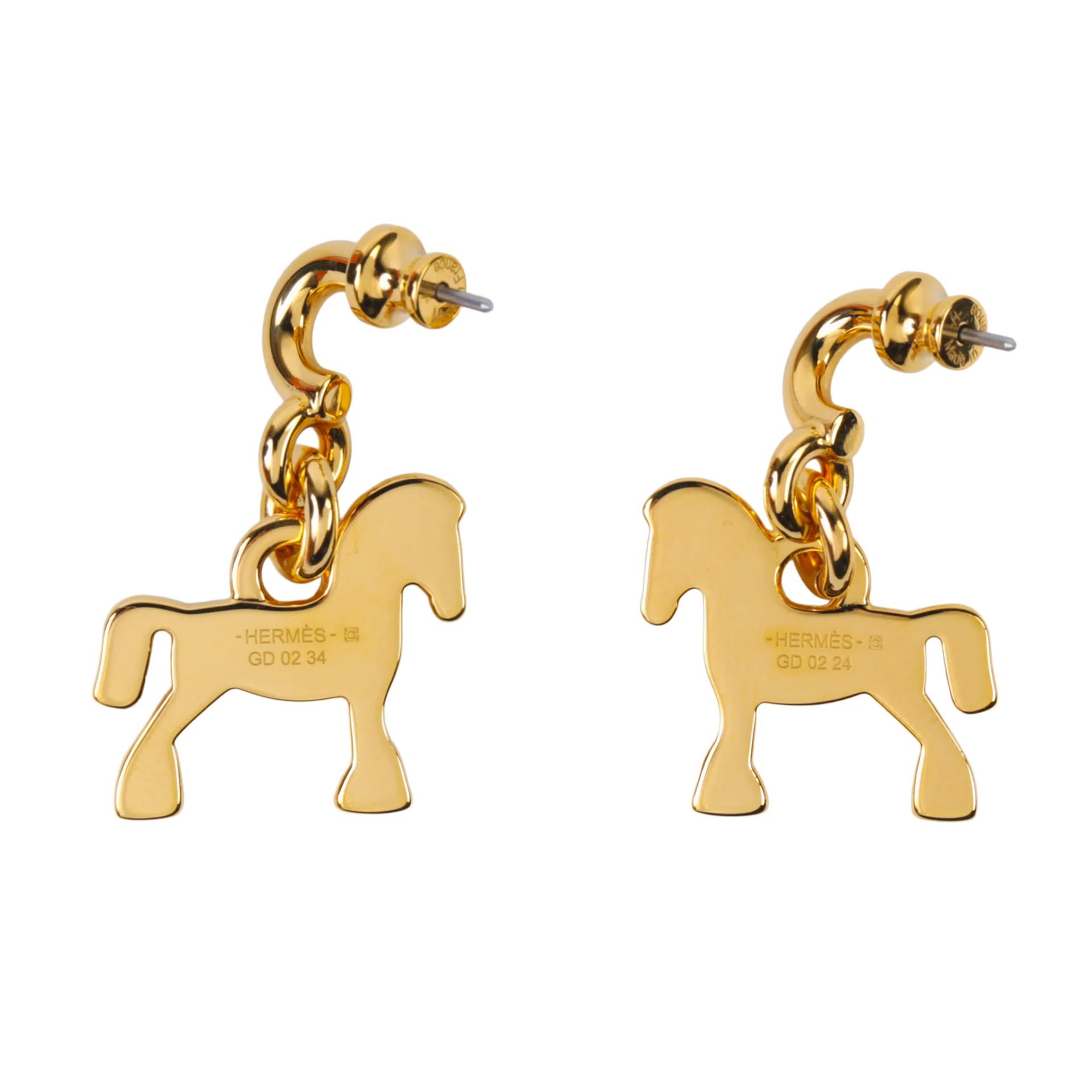 Cheval earrings Blue