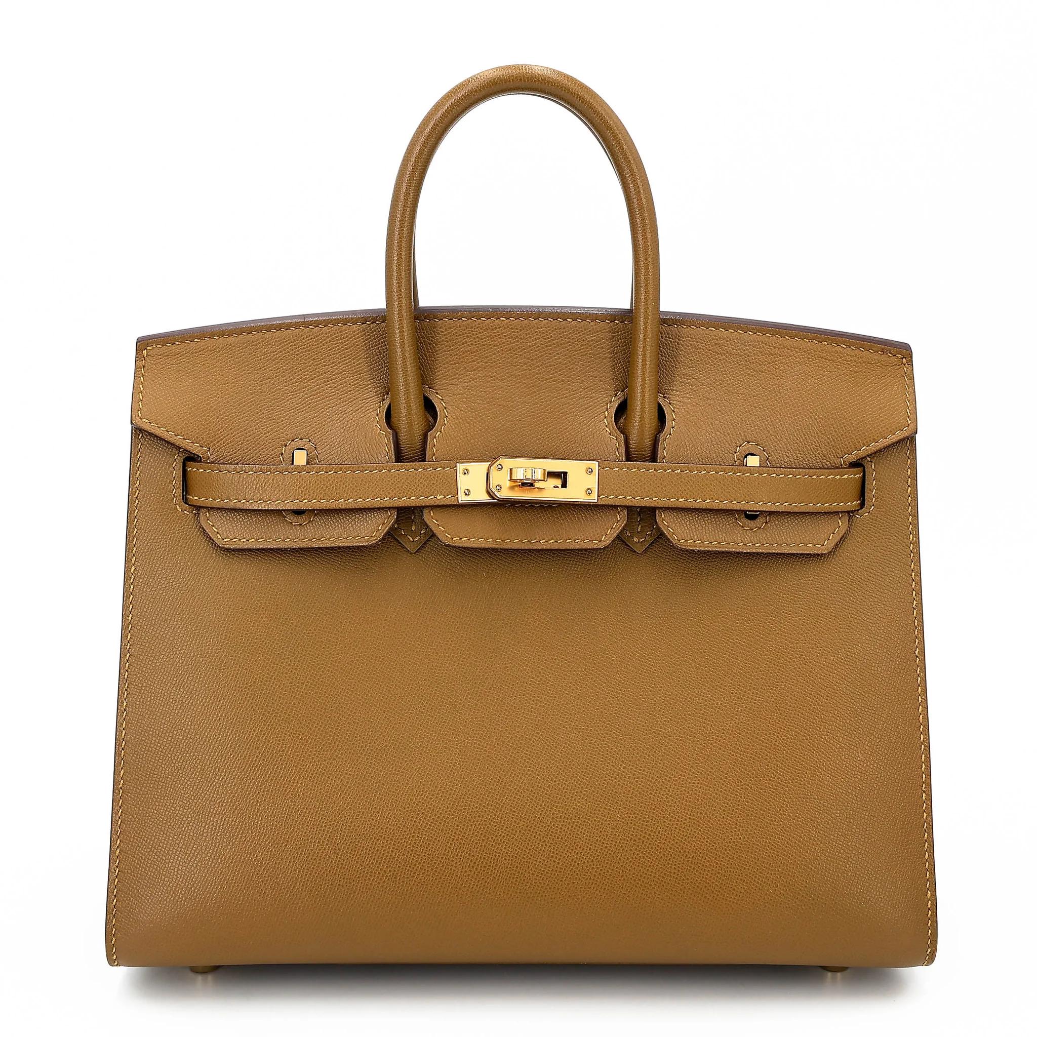 Birkin 25 Sellier Bronze Dore (U8)