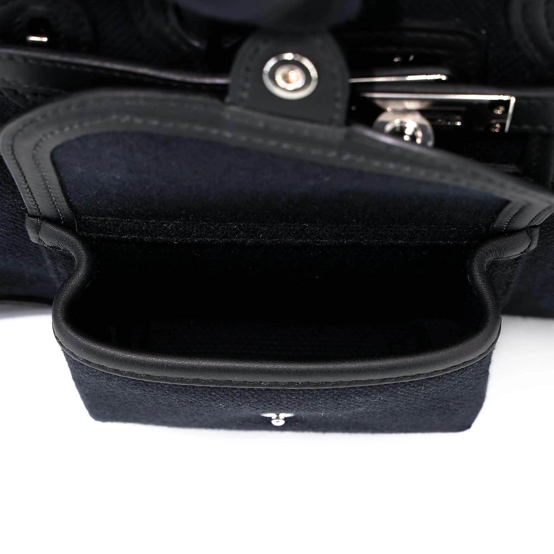 全新 HERMÈS 愛馬仕 限量收藏款 Birkin Cargo 25 89 黑色 Noir (Black) Toile Goeland 帆布 Swift牛皮 銀扣 G刻 2026年 - 11