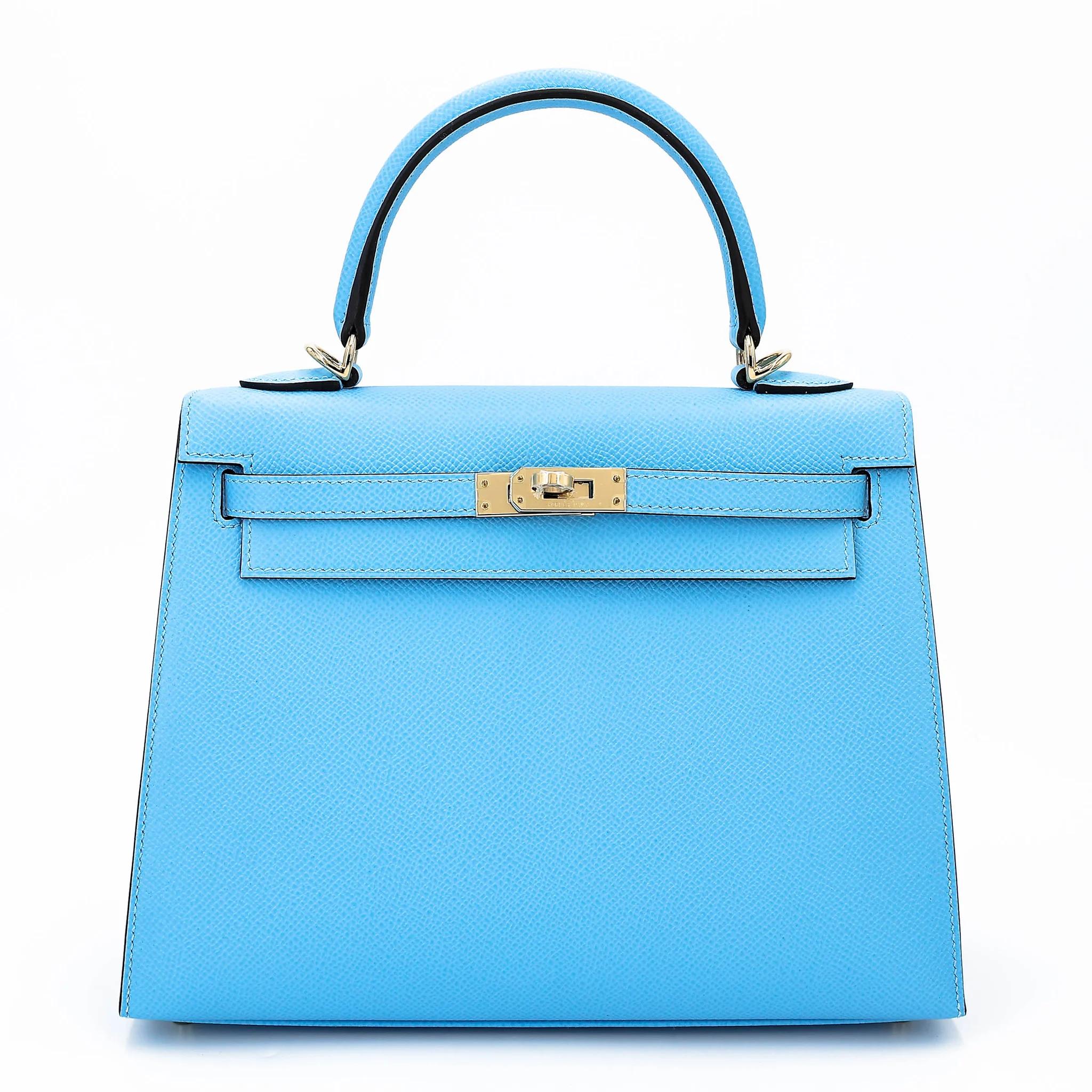 Kelly 25 Sellier HSS Celeste (7N) Bleu Saphir (73)