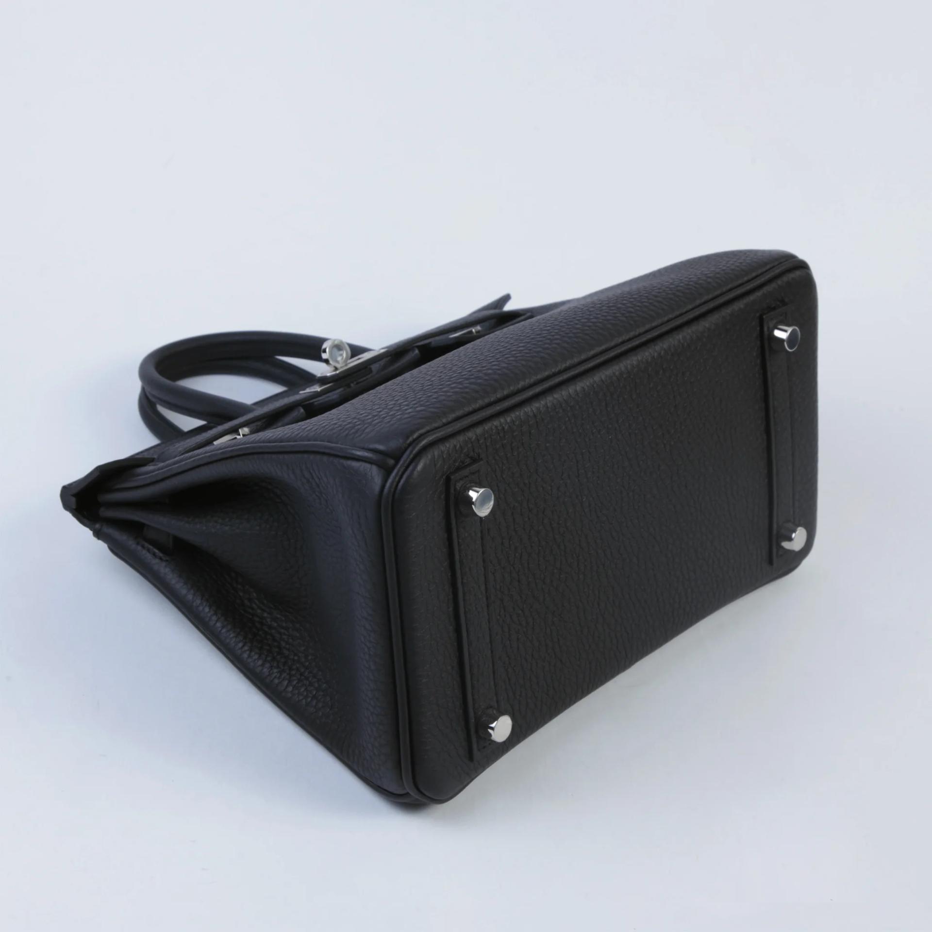 ランク N 新品 HERMÈS エルメス バーキン25 ブラック (89) トゴ シルバー金具 G刻印 (2026) - 4