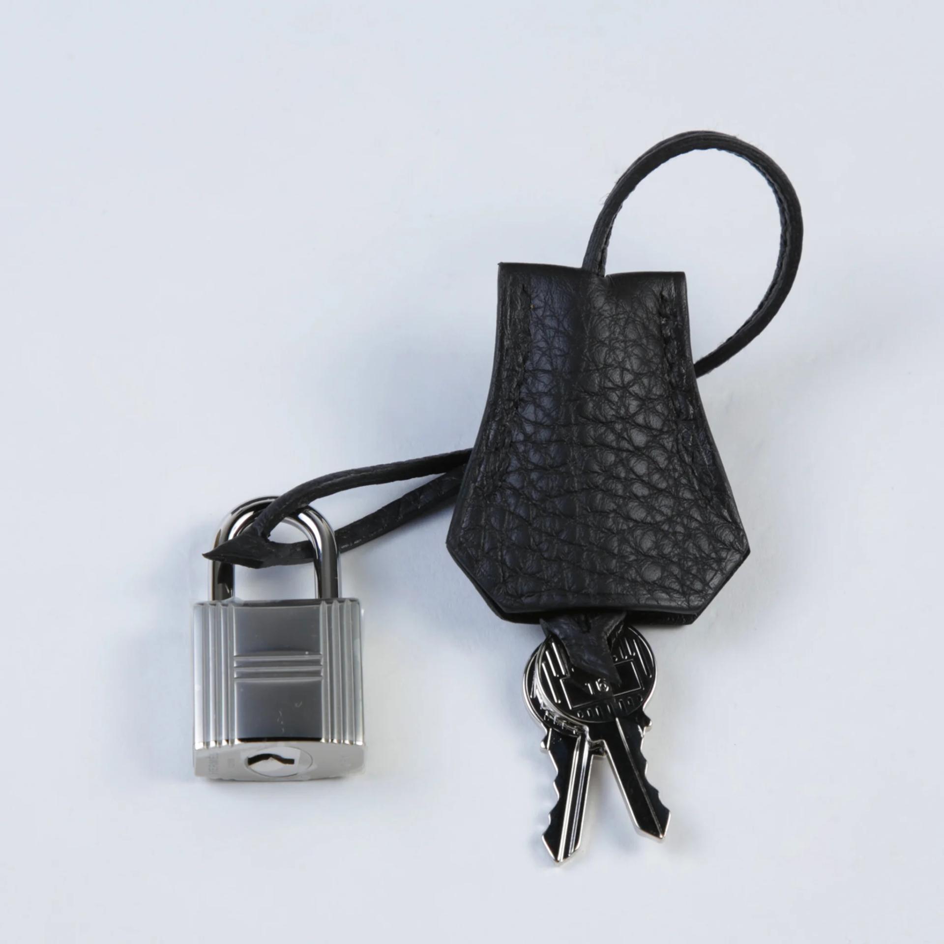 ランク N 新品 HERMÈS エルメス バーキン25 ブラック (89) トゴ シルバー金具 G刻印 (2026) - 14