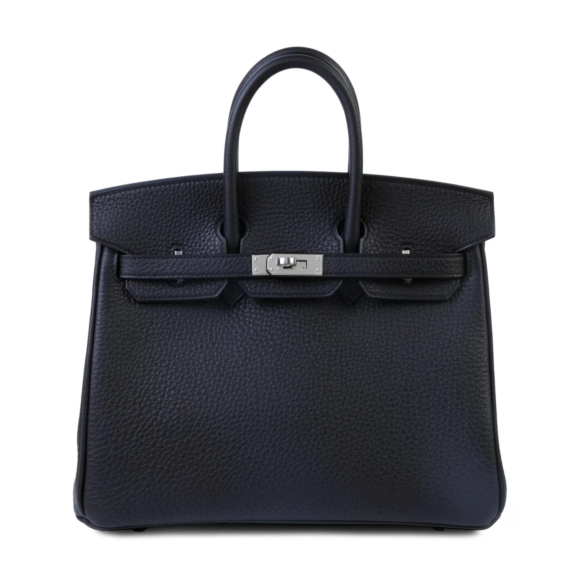 ランク N 新品 HERMÈS エルメス バーキン25 ブラック (89) トゴ シルバー金具 G刻印 (2026) - 1