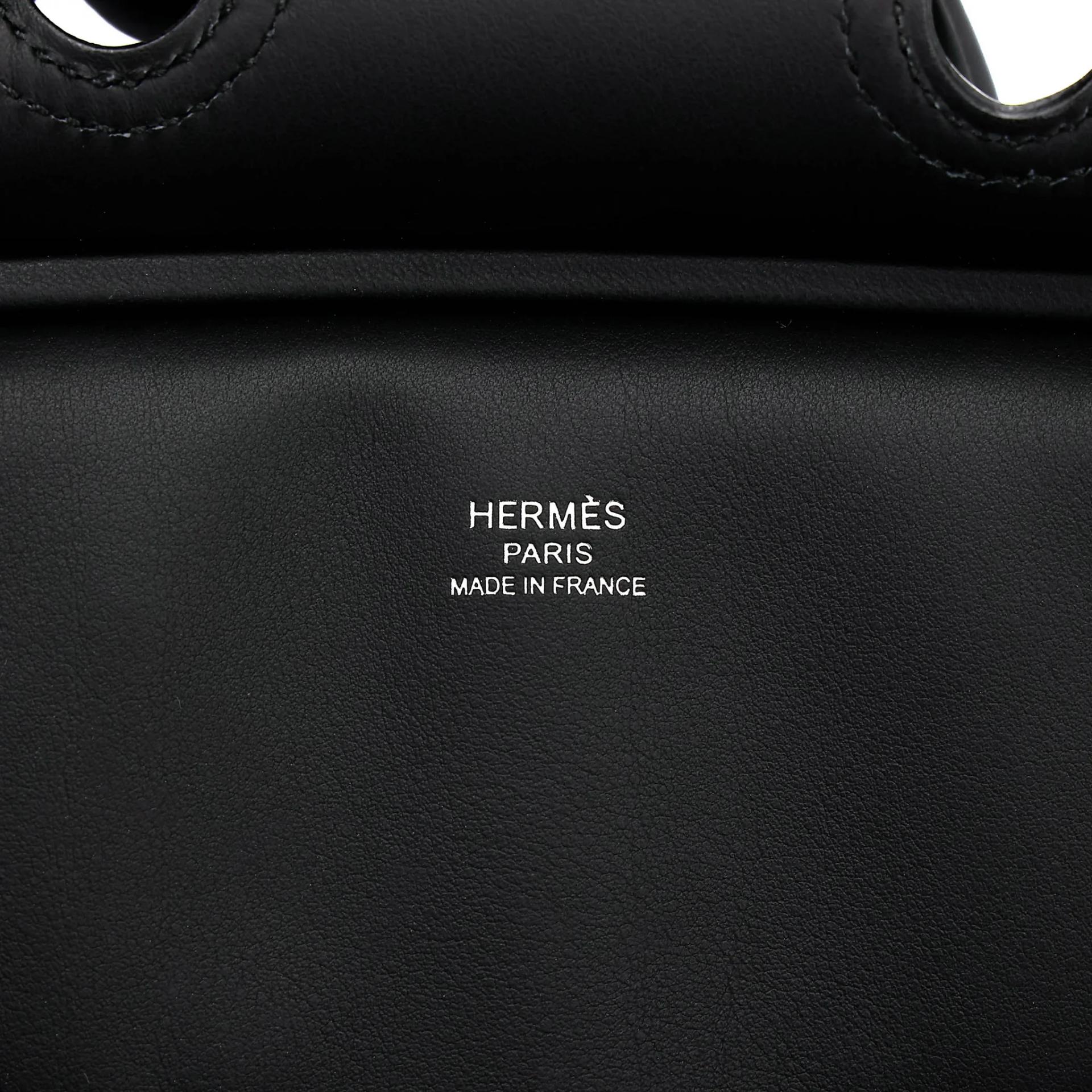 全新 HERMÈS 愛馬仕 限量收藏款 Birkin Cargo 25 89 黑色 Noir (Black) Toile Goeland 帆布 Swift牛皮 銀扣 G刻 2026年 - 16