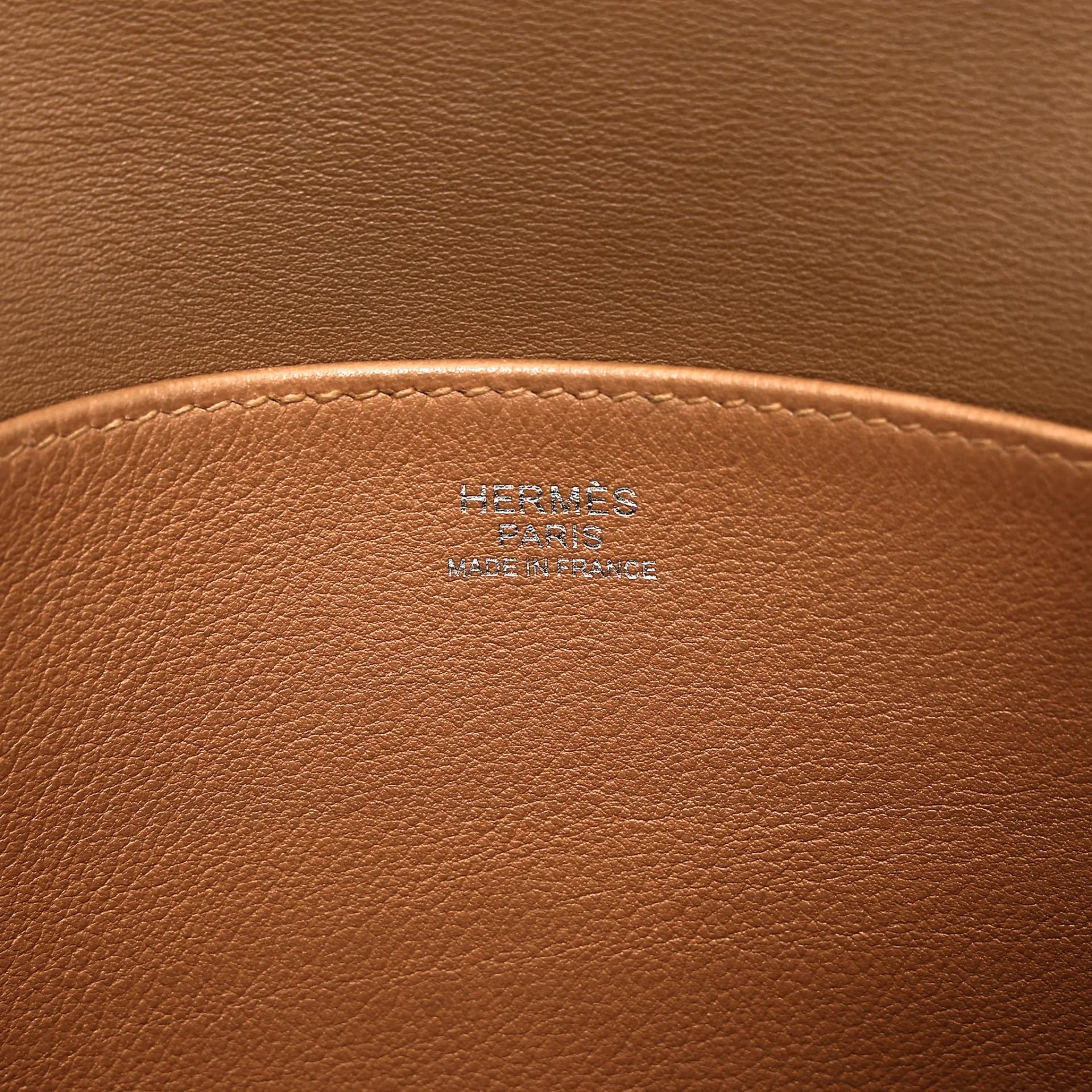ランク A HERMÈS エルメス アルザン25 キャラメル (28) エバーカラー シルバー金具 Z刻印 (2021) - 35
