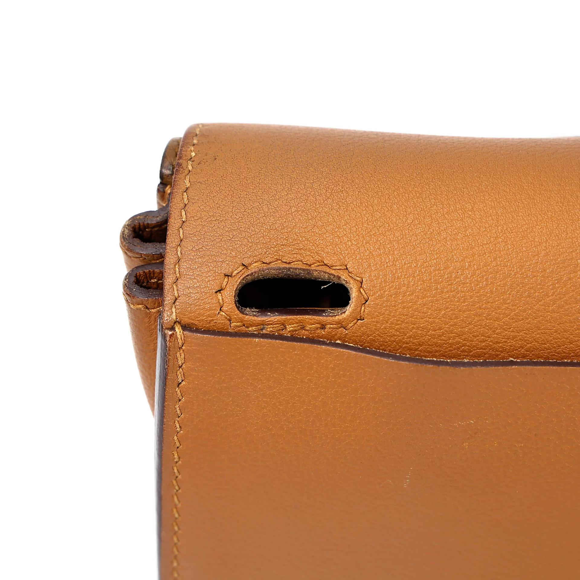 ランク A HERMÈS エルメス アルザン25 キャラメル (28) エバーカラー シルバー金具 Z刻印 (2021) - 27