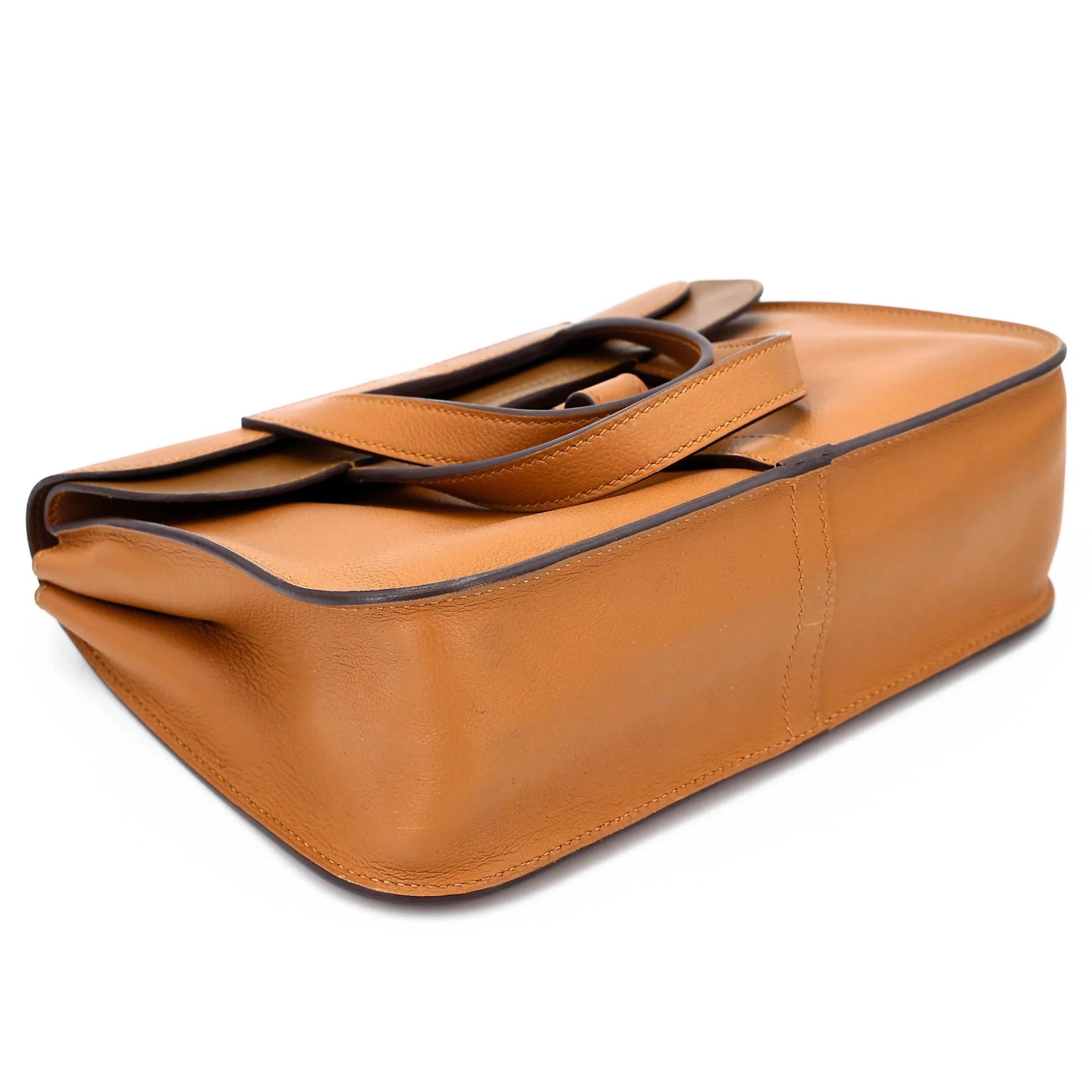 ランク A HERMÈS エルメス アルザン25 キャラメル (28) エバーカラー シルバー金具 Z刻印 (2021) - 9