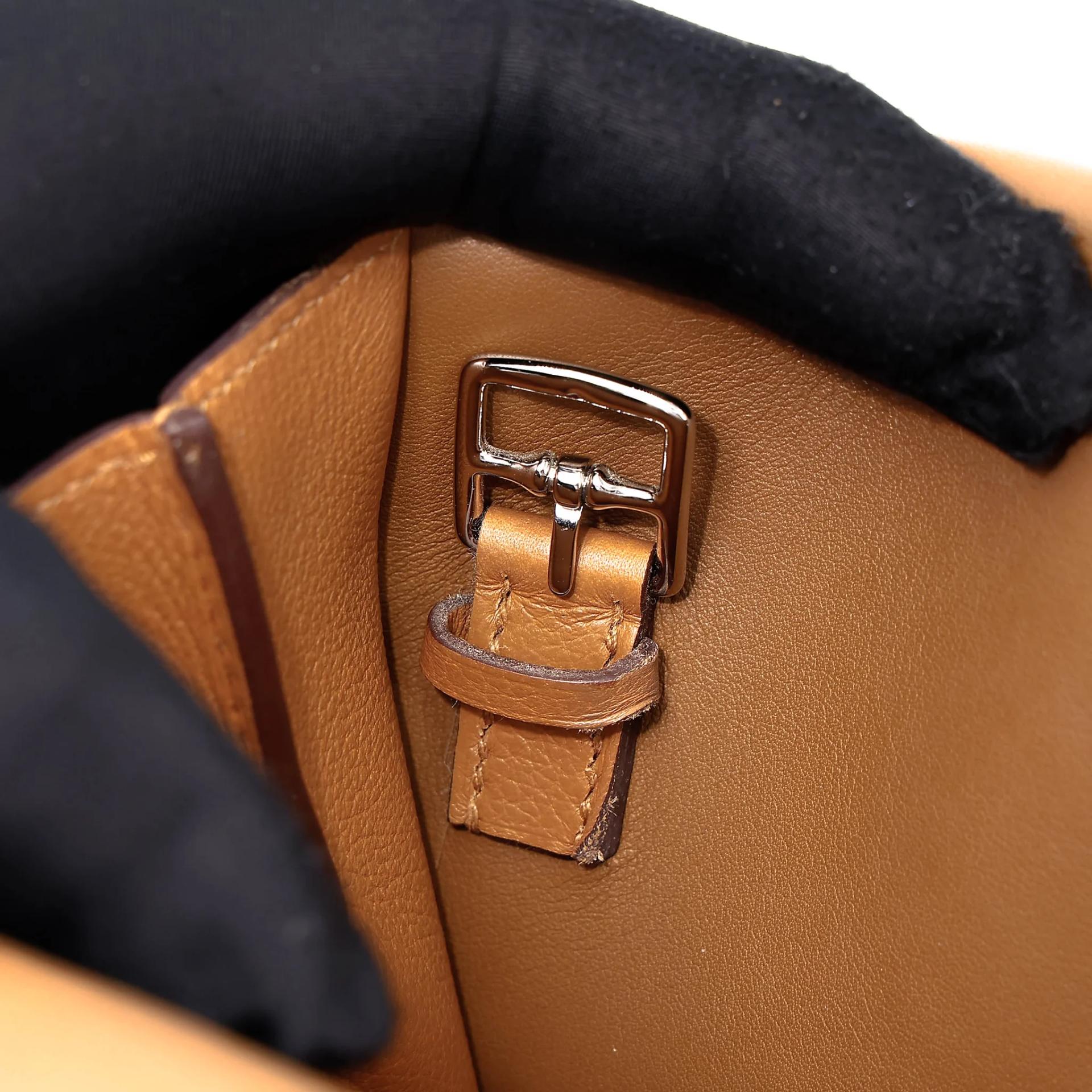 ランク A HERMÈS エルメス アルザン25 キャラメル (28) エバーカラー シルバー金具 Z刻印 (2021) - 42