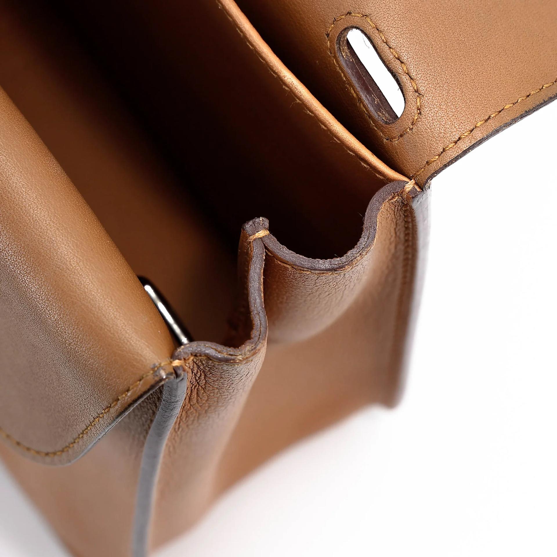 ランク A HERMÈS エルメス アルザン25 キャラメル (28) エバーカラー シルバー金具 Z刻印 (2021) - 37