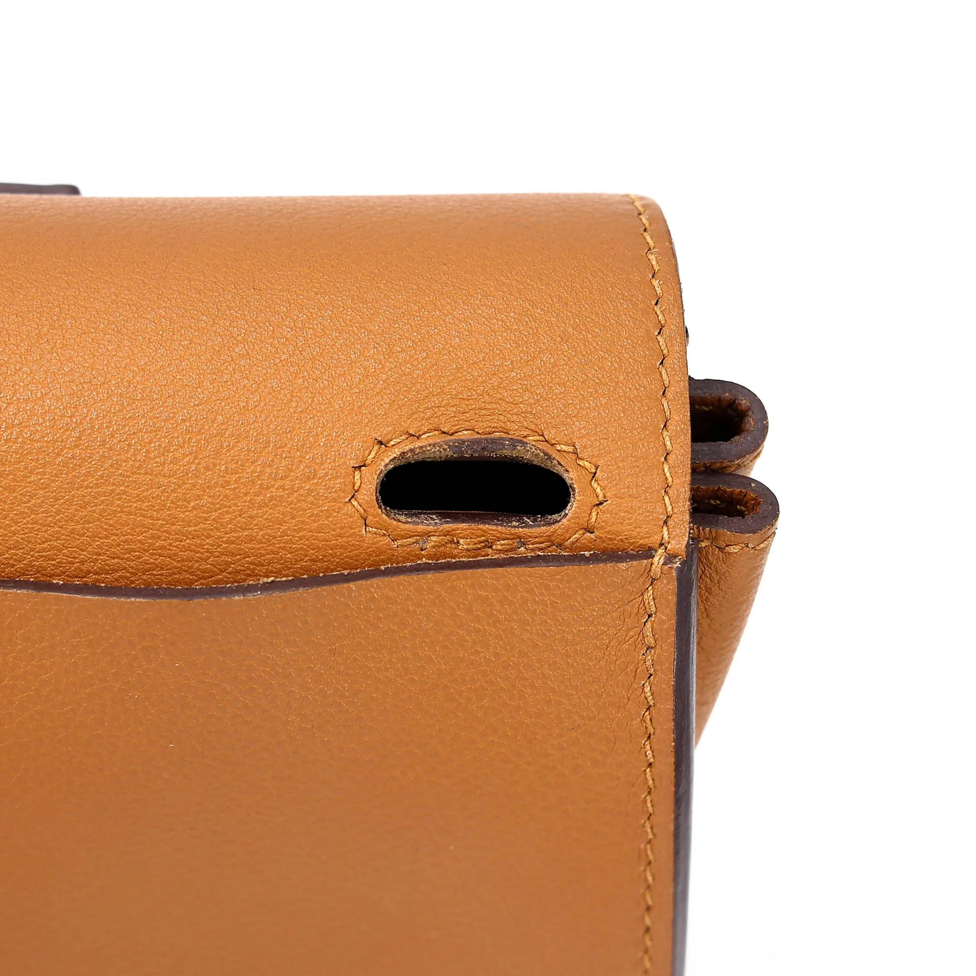 ランク A HERMÈS エルメス アルザン25 キャラメル (28) エバーカラー シルバー金具 Z刻印 (2021) - 26