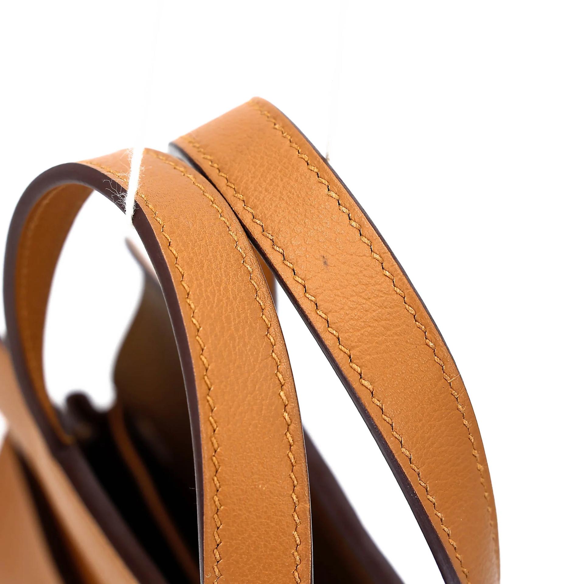 ランク A HERMÈS エルメス アルザン25 キャラメル (28) エバーカラー シルバー金具 Z刻印 (2021) - 7