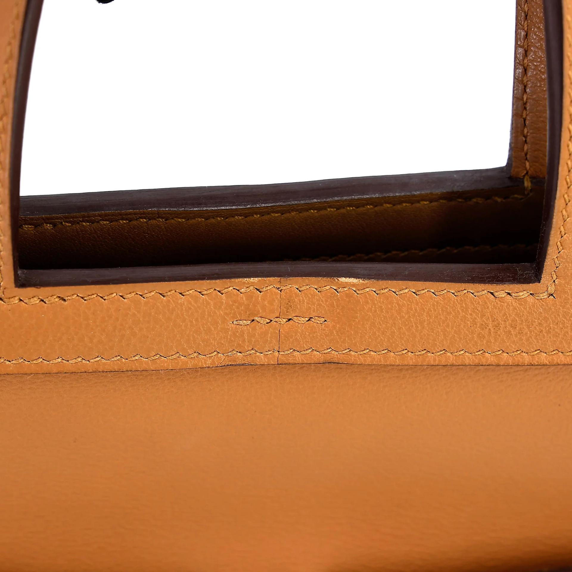 ランク A HERMÈS エルメス アルザン25 キャラメル (28) エバーカラー シルバー金具 Z刻印 (2021) - 31