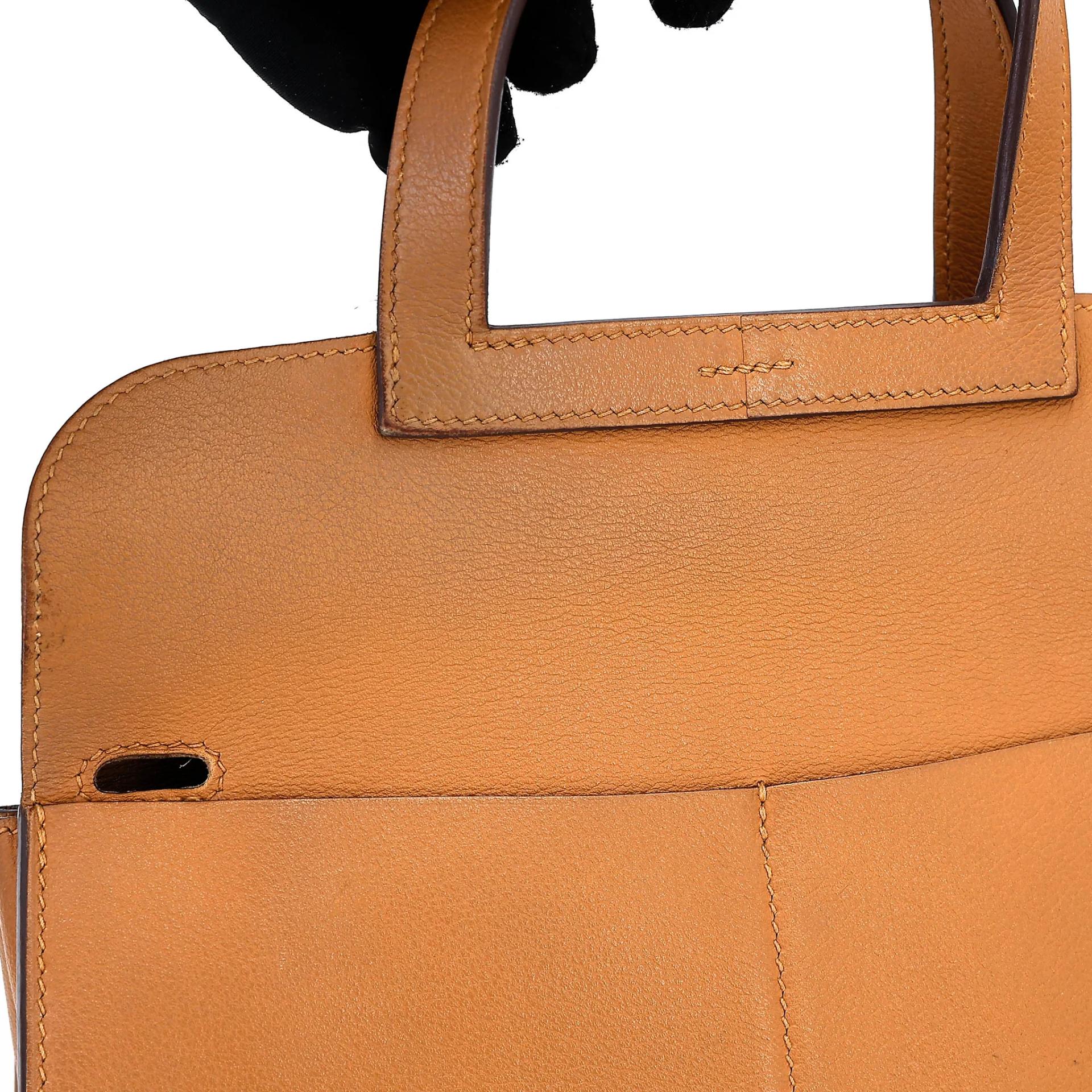ランク A HERMÈS エルメス アルザン25 キャラメル (28) エバーカラー シルバー金具 Z刻印 (2021) - 20