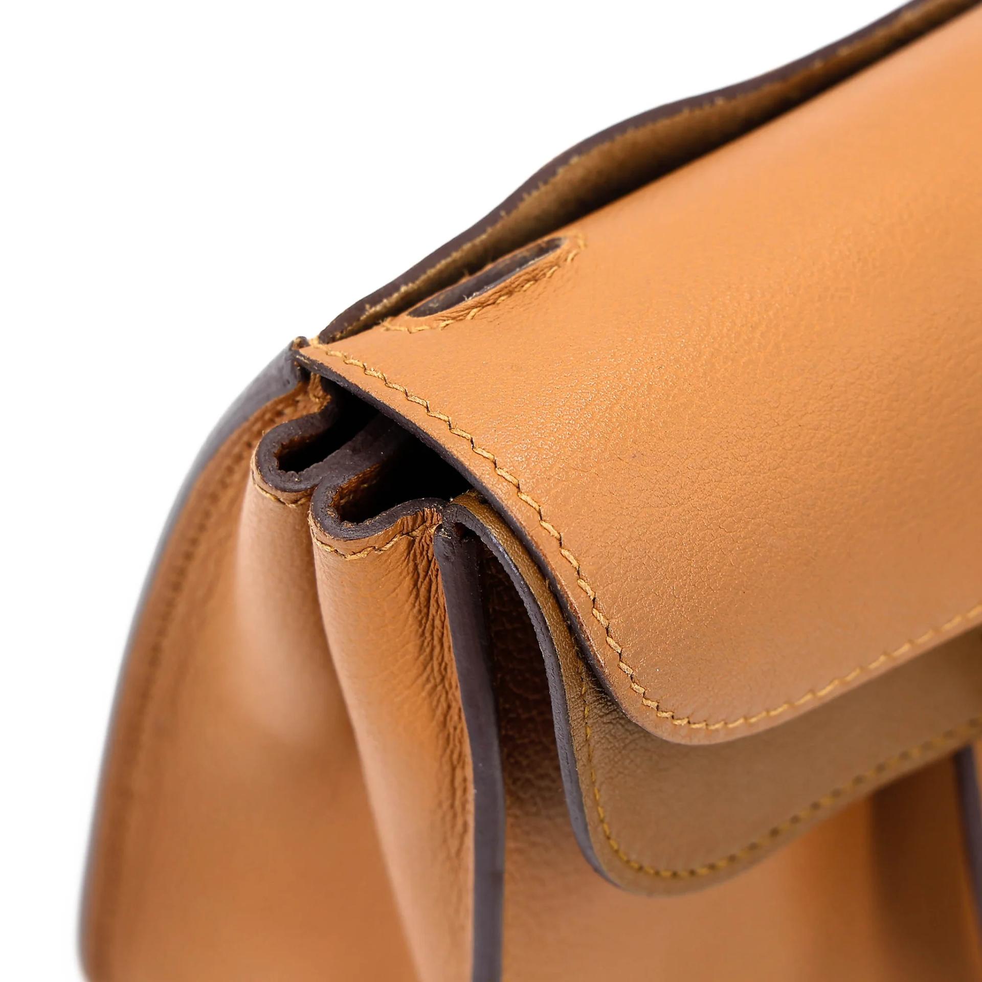 ランク A HERMÈS エルメス アルザン25 キャラメル (28) エバーカラー シルバー金具 Z刻印 (2021) - 33