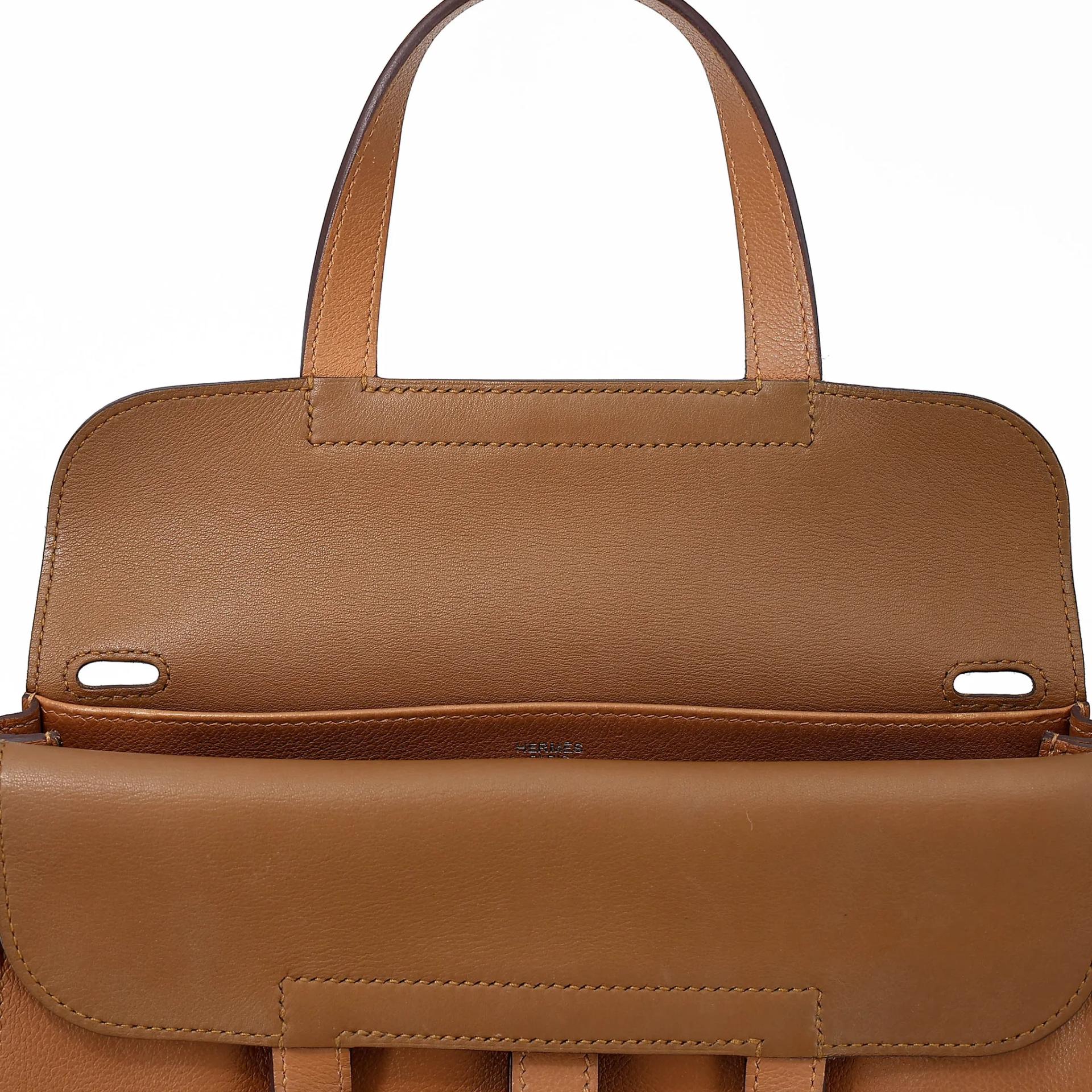 ランク A HERMÈS エルメス アルザン25 キャラメル (28) エバーカラー シルバー金具 Z刻印 (2021) - 40