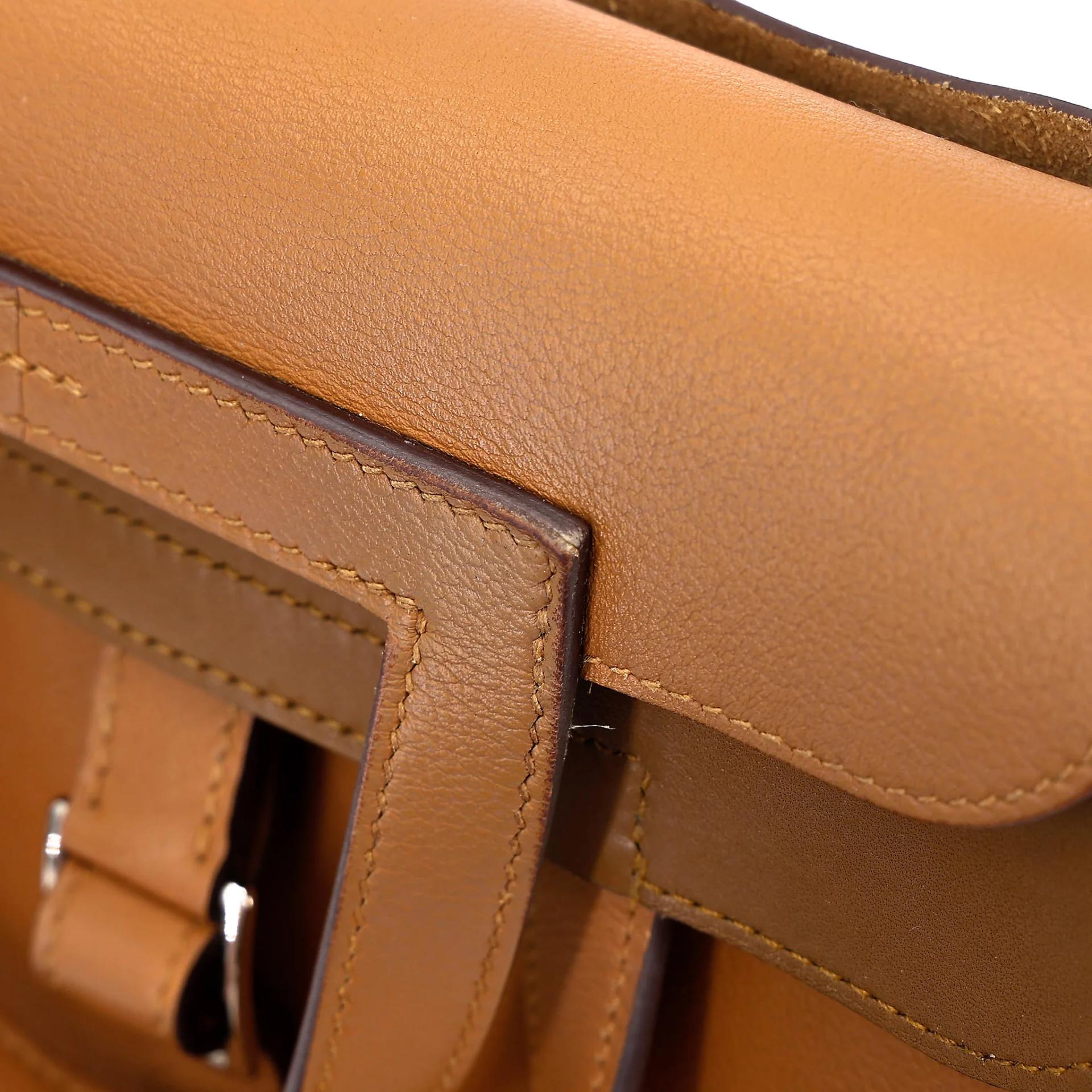 ランク A HERMÈS エルメス アルザン25 キャラメル (28) エバーカラー シルバー金具 Z刻印 (2021) - 30